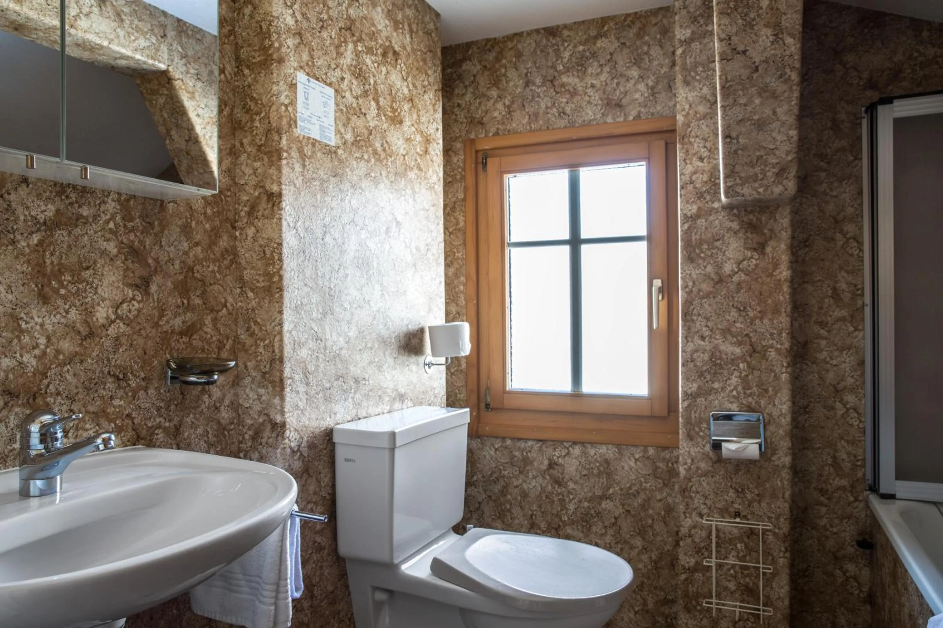 Bathroom in Hotel Burgener