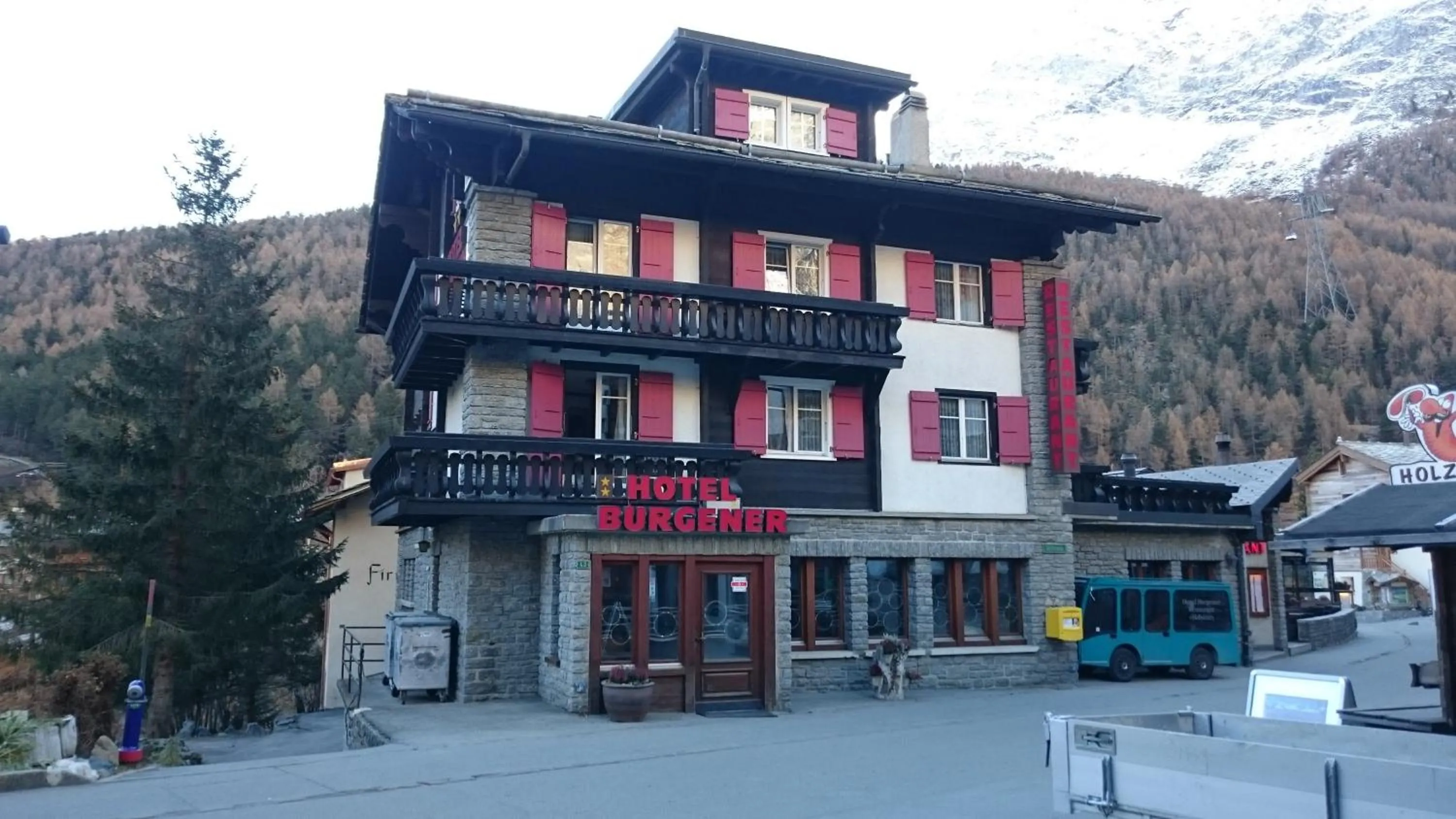 Property building in Hotel Burgener