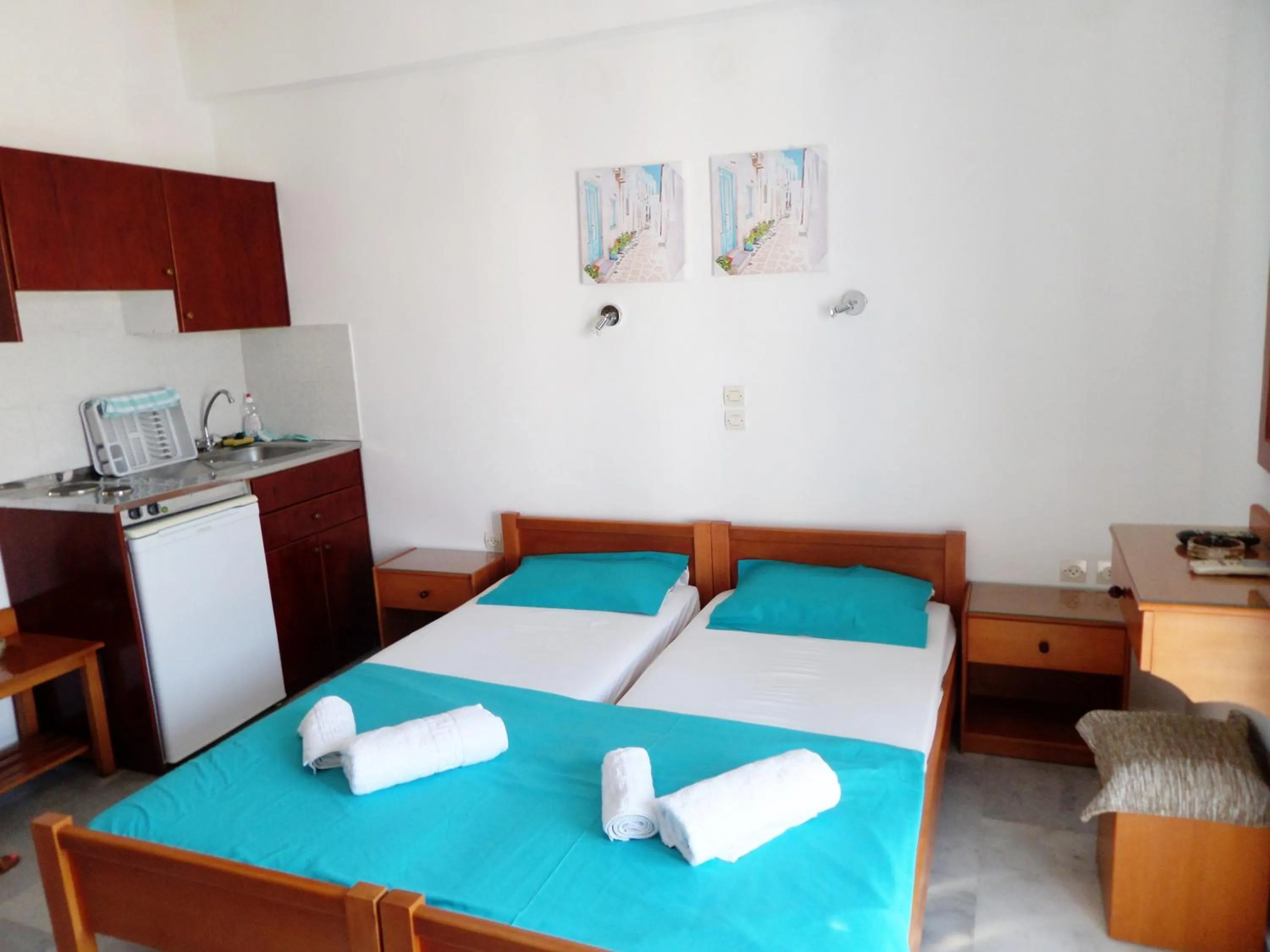 Bed in Studios Rea Sun