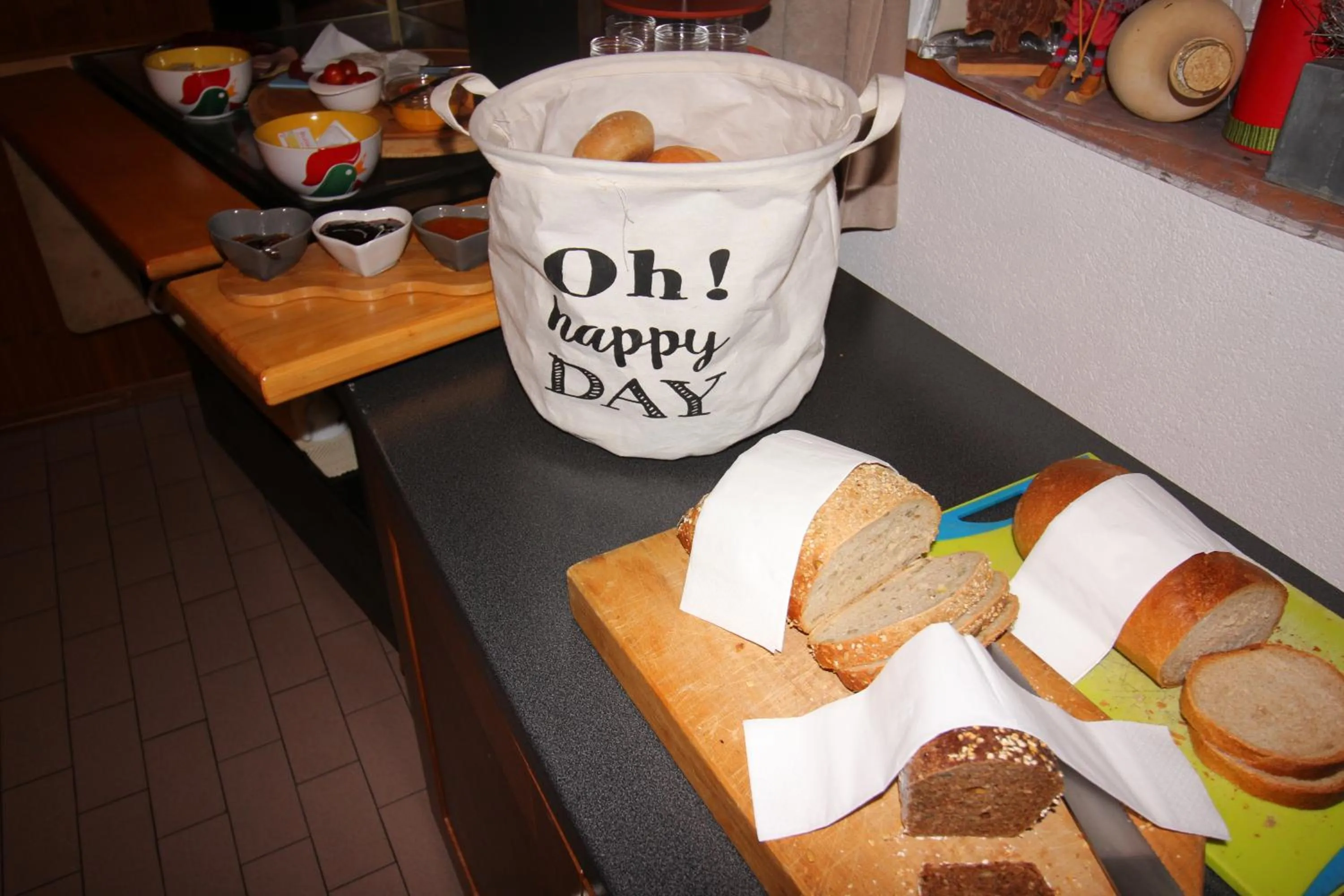 Buffet breakfast in Pension Heino