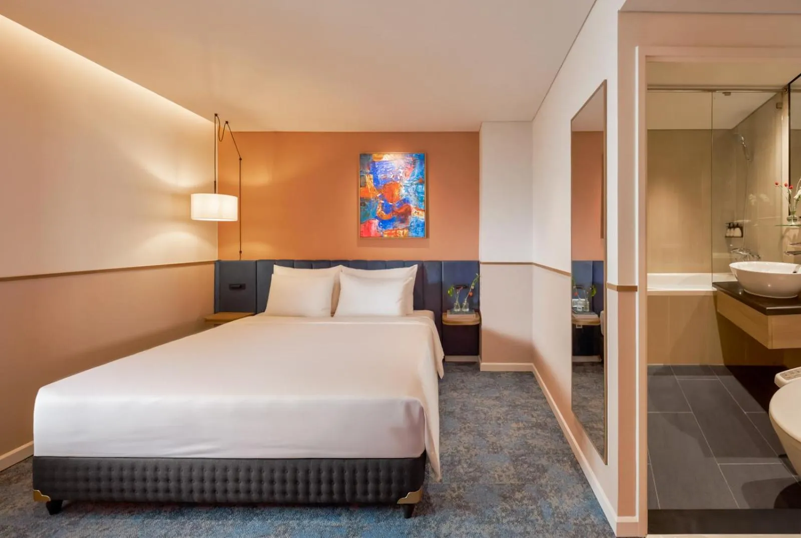 Bed in M Village Hotel Kim Mã