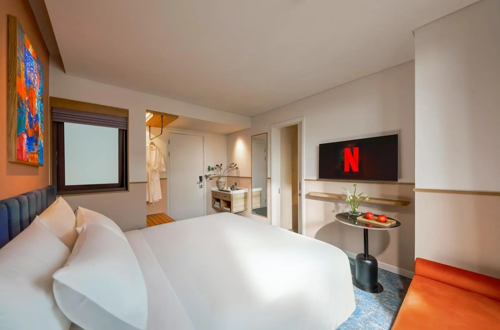 Bedroom, Bed in M Village Hotel Kim Mã