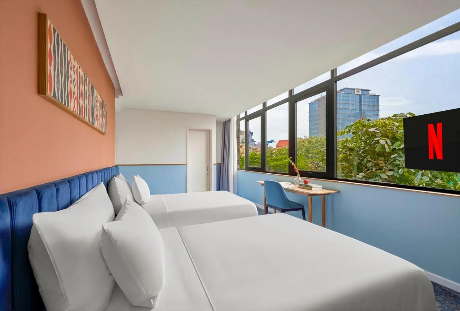 Bed in M Village Hotel Kim Mã