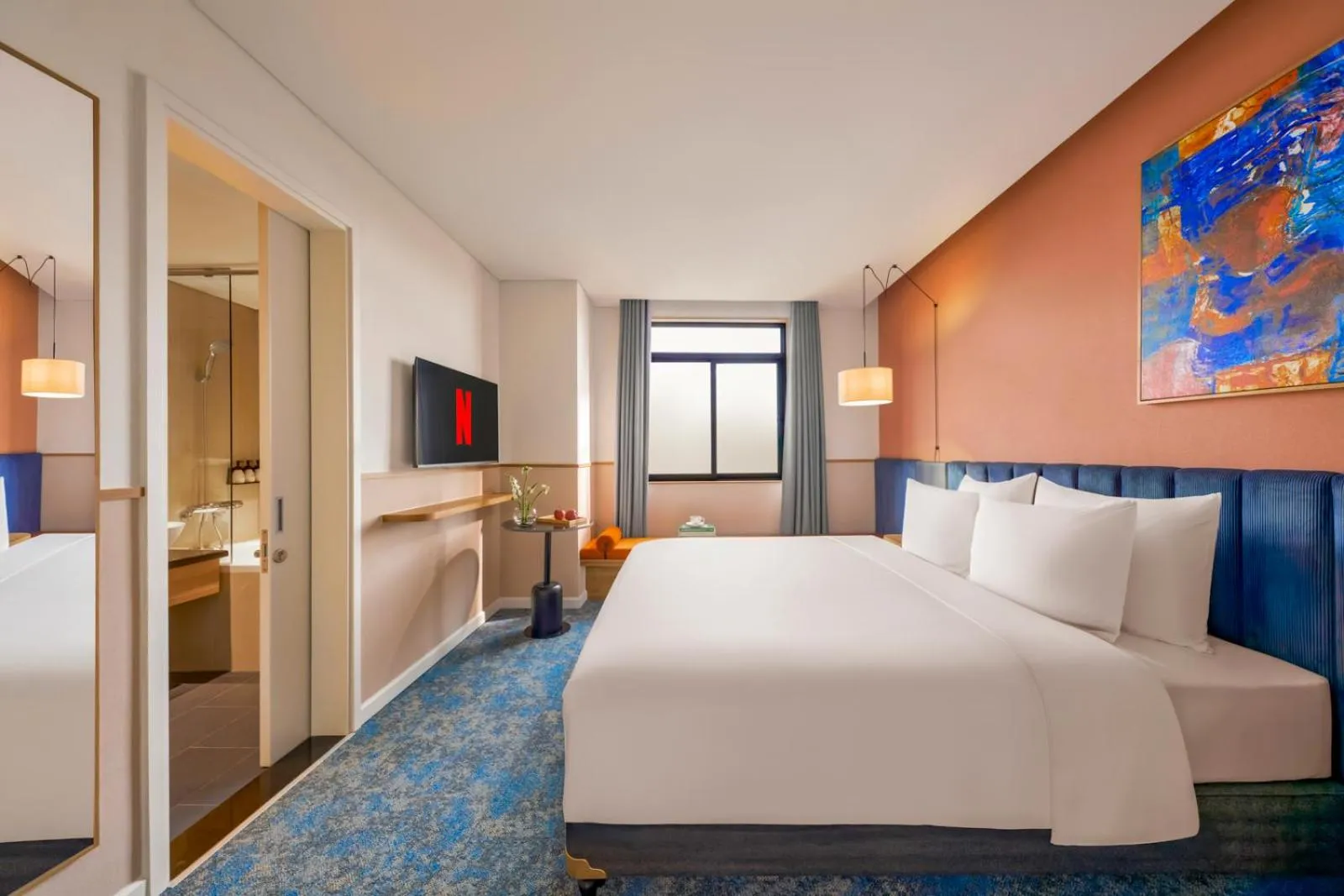 Bed in M Village Hotel Kim Mã