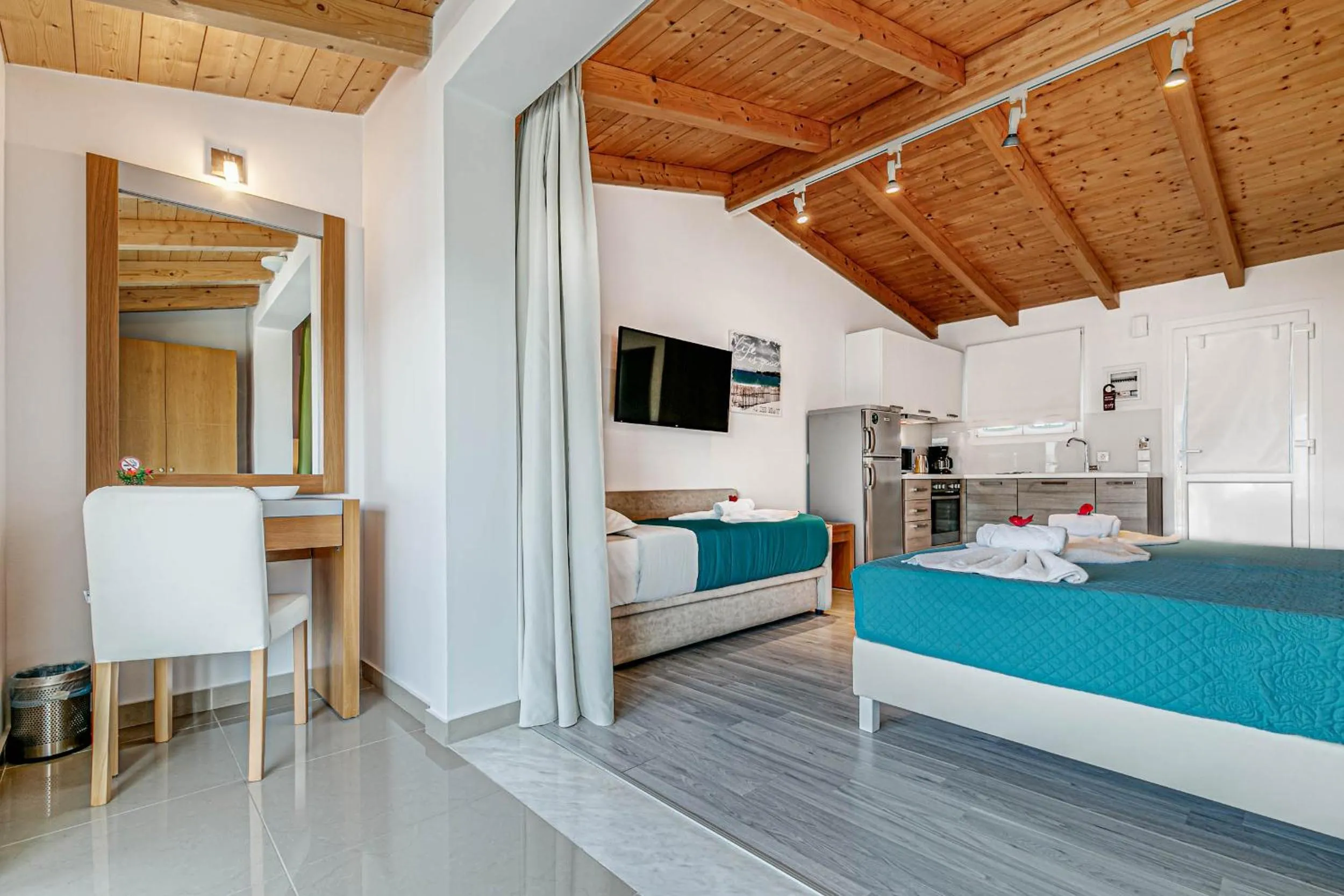 Bed in Palapart Gikas Gouvia