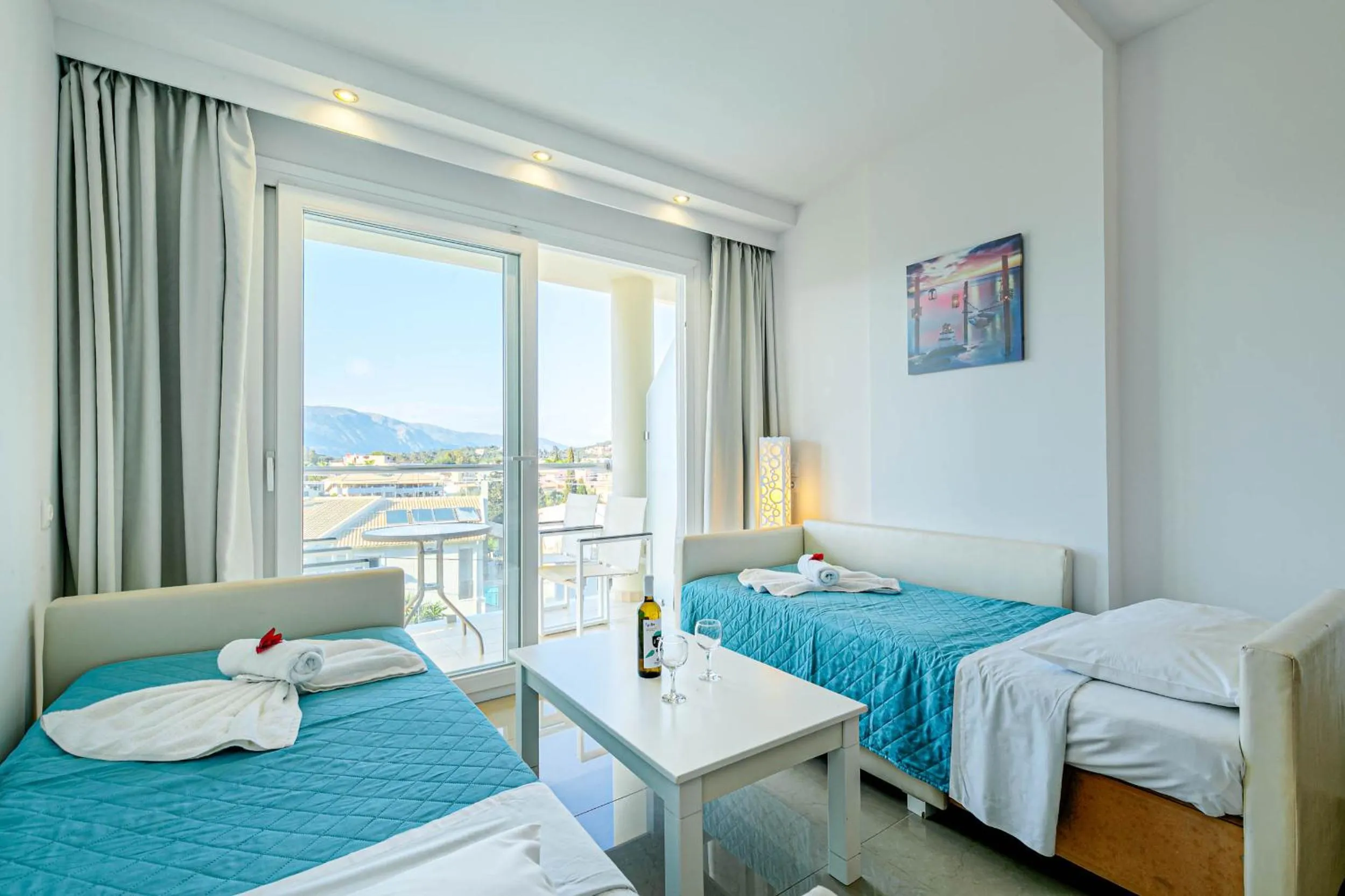 Bed in Palapart Gikas Gouvia