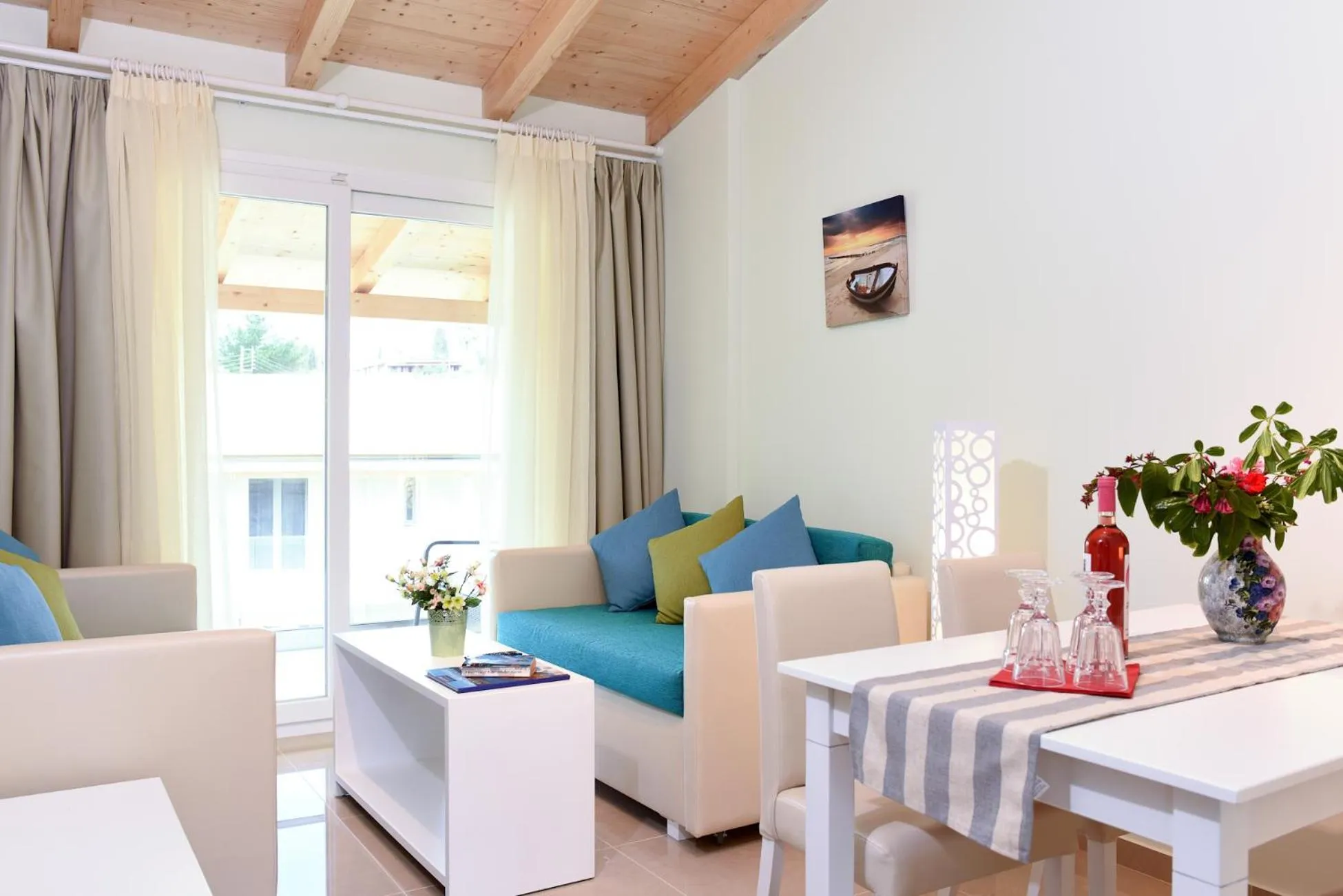 Living room in Palapart Gikas Gouvia