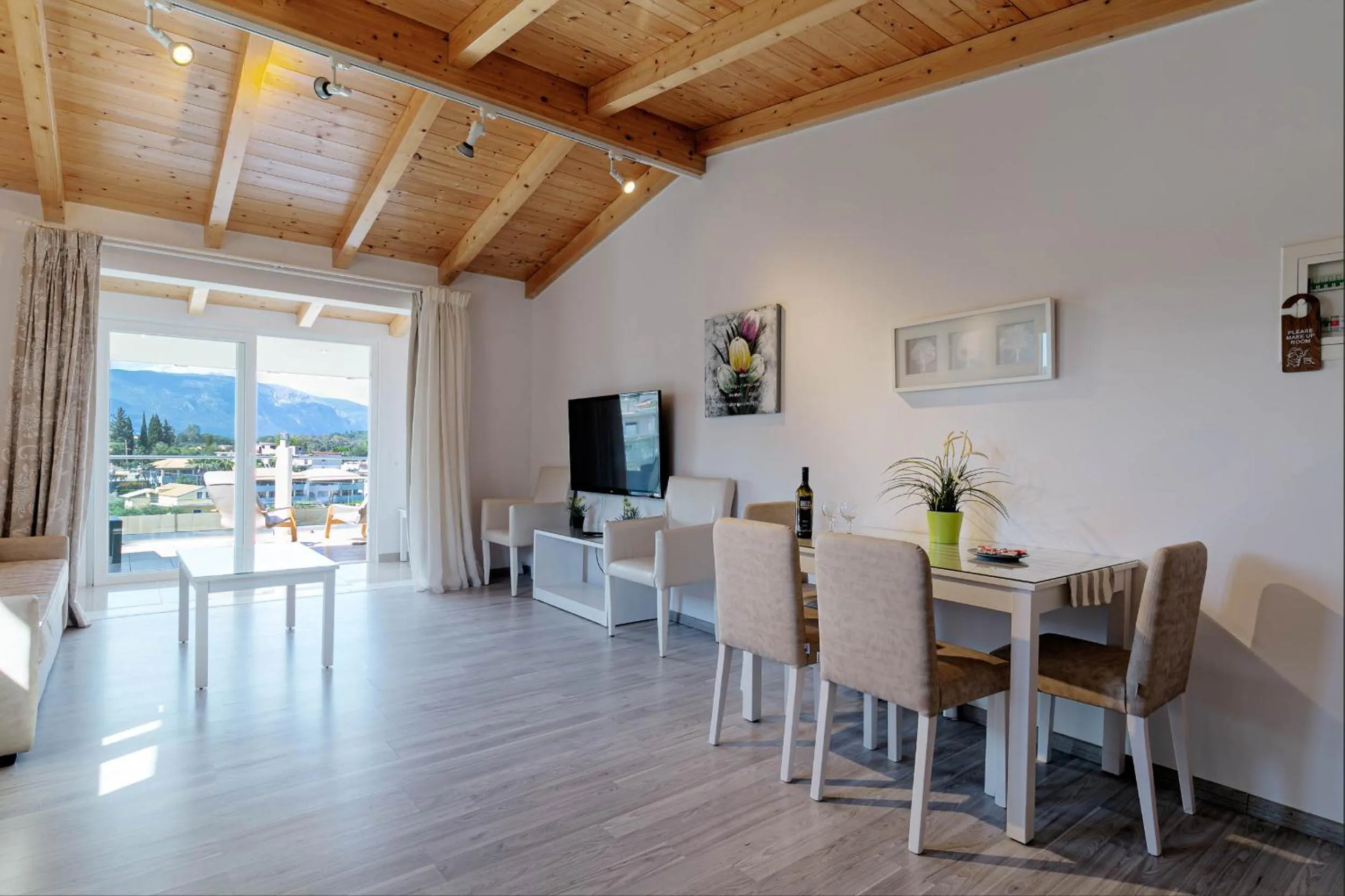 Seating area in Palapart Gikas Gouvia