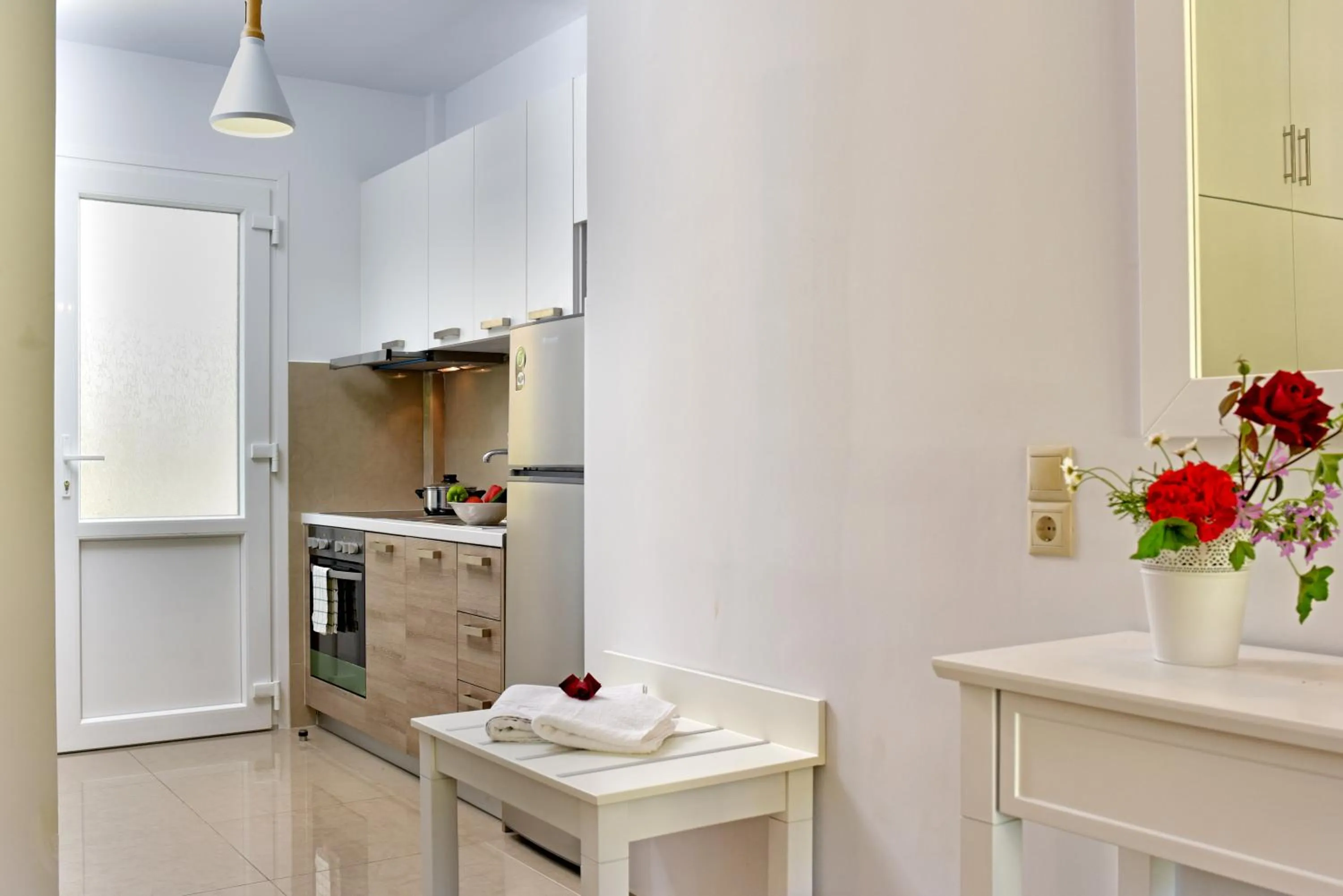 Kitchen or kitchenette in Palapart Gikas Gouvia