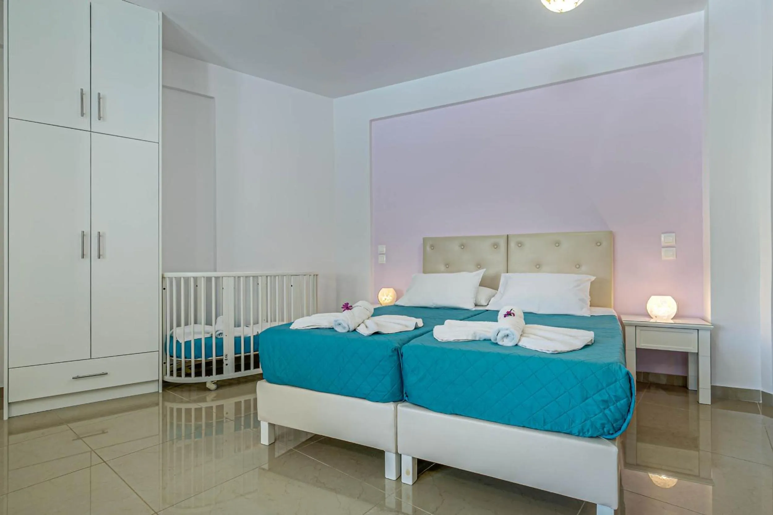 Bed in Palapart Gikas Gouvia