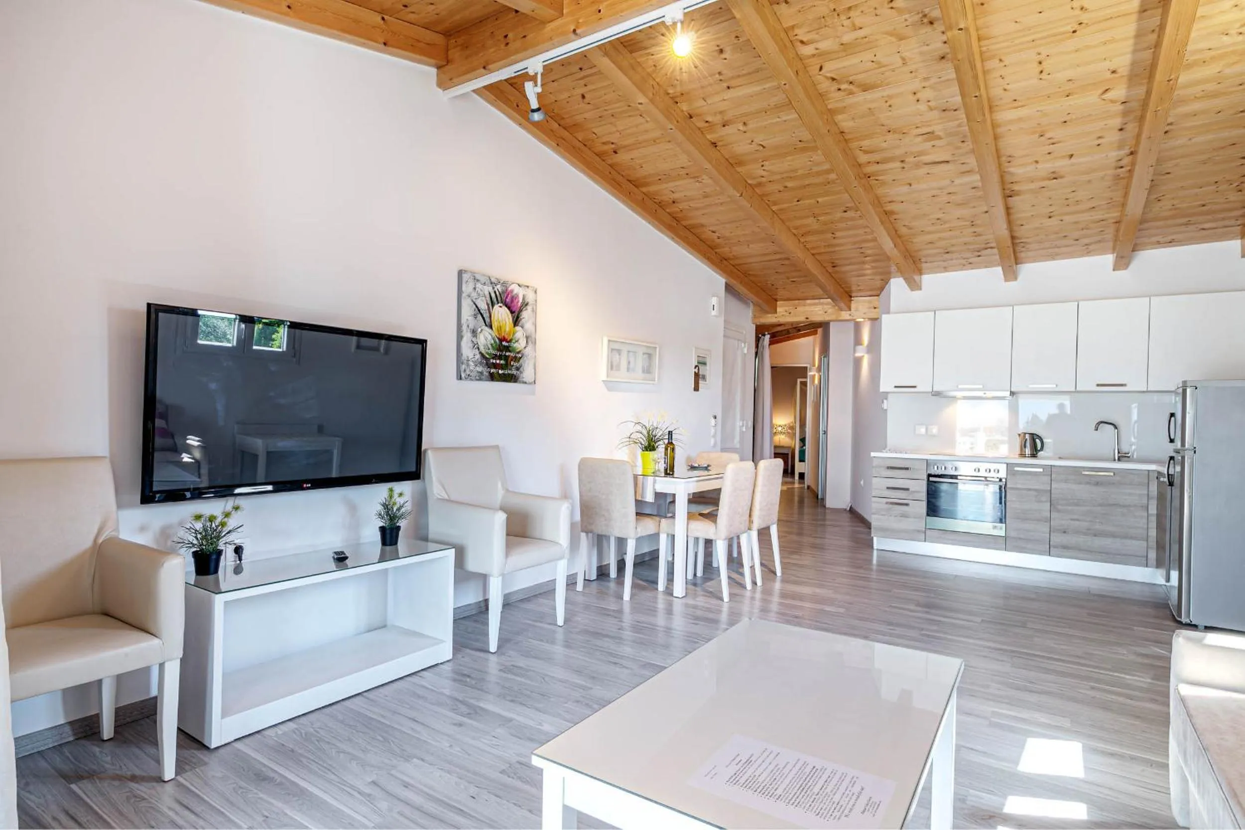 Seating area in Palapart Gikas Gouvia