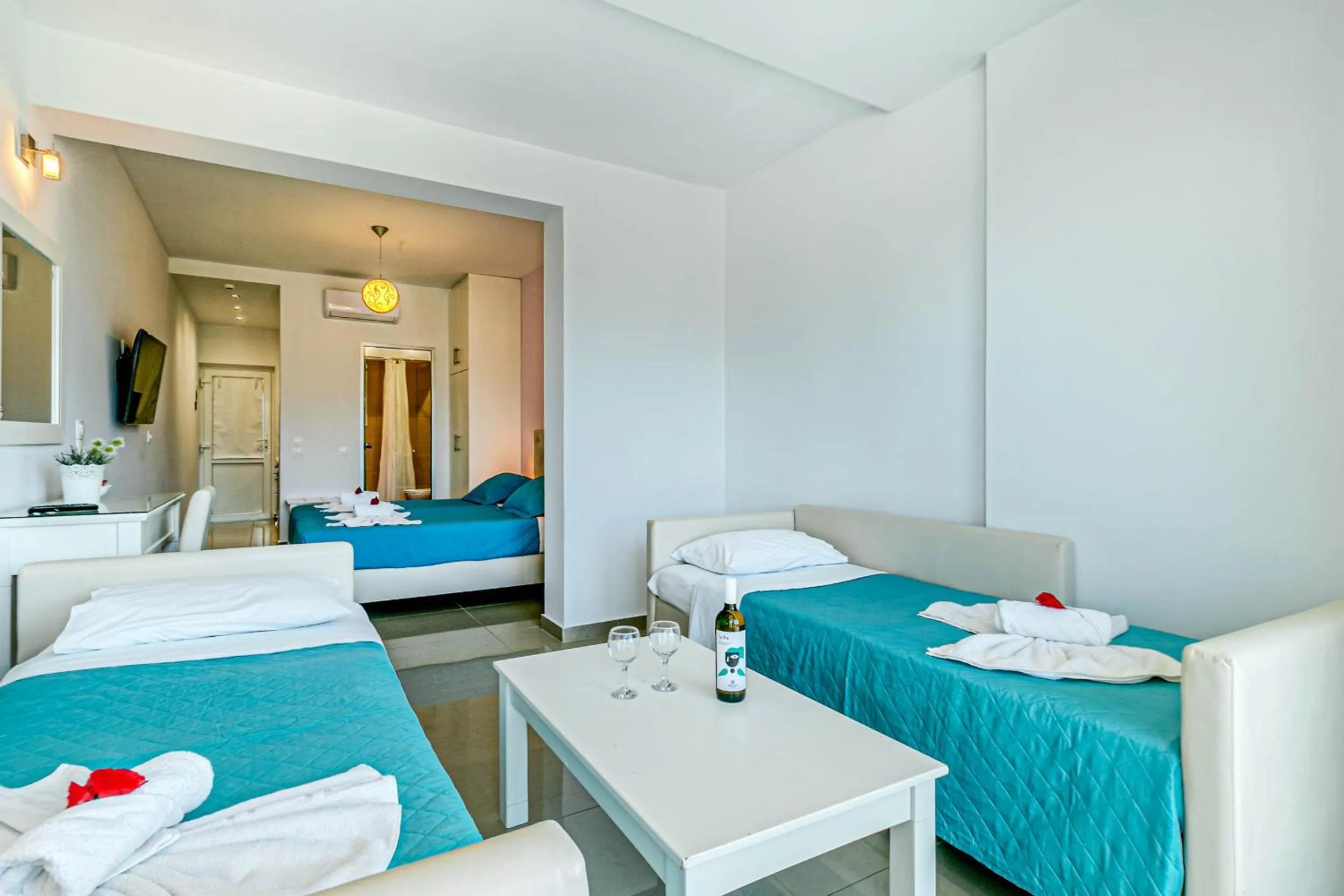 Bed in Palapart Gikas Gouvia