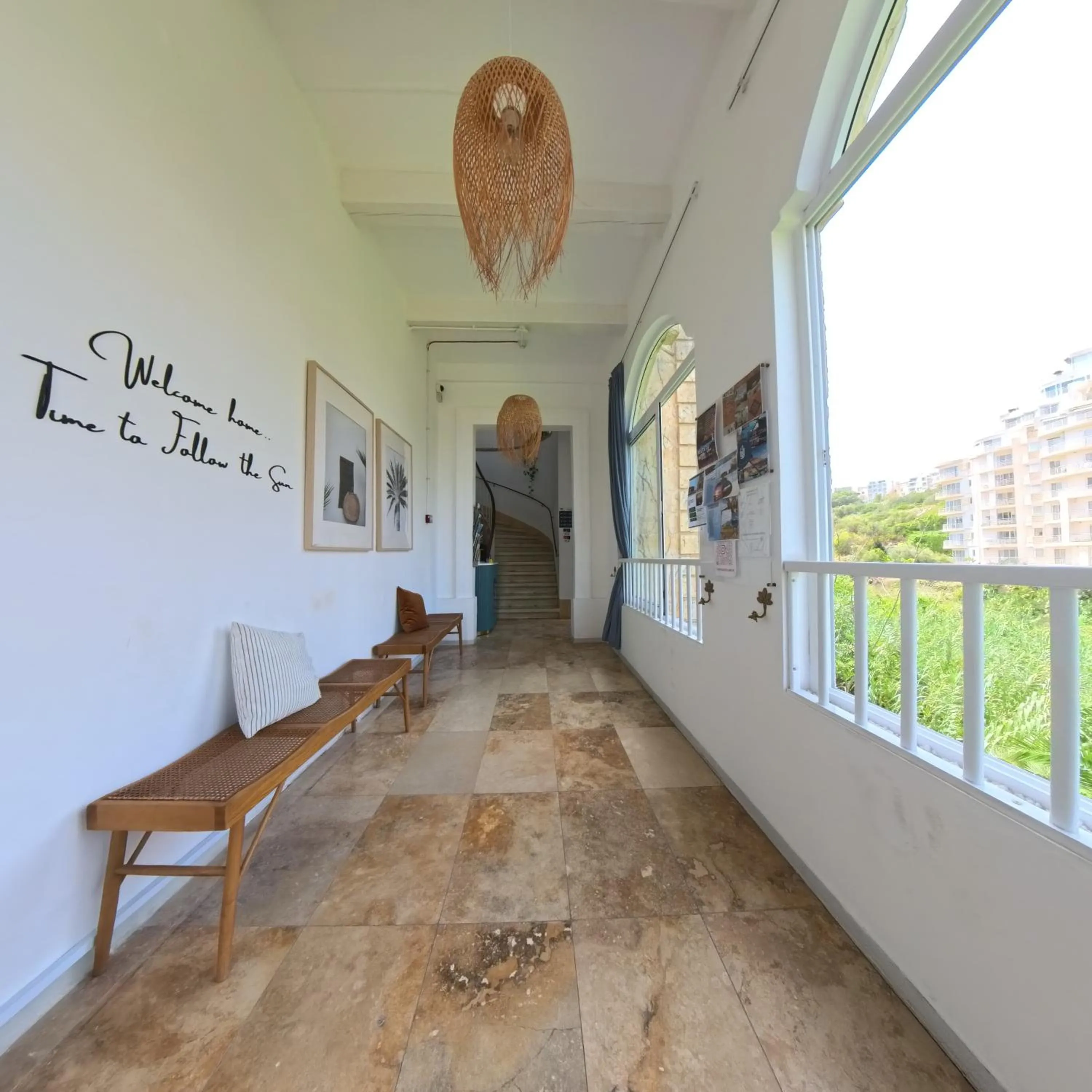 Property building in Follow the Sun Boutique Hostel - Pool, Breakfast & Sea Views