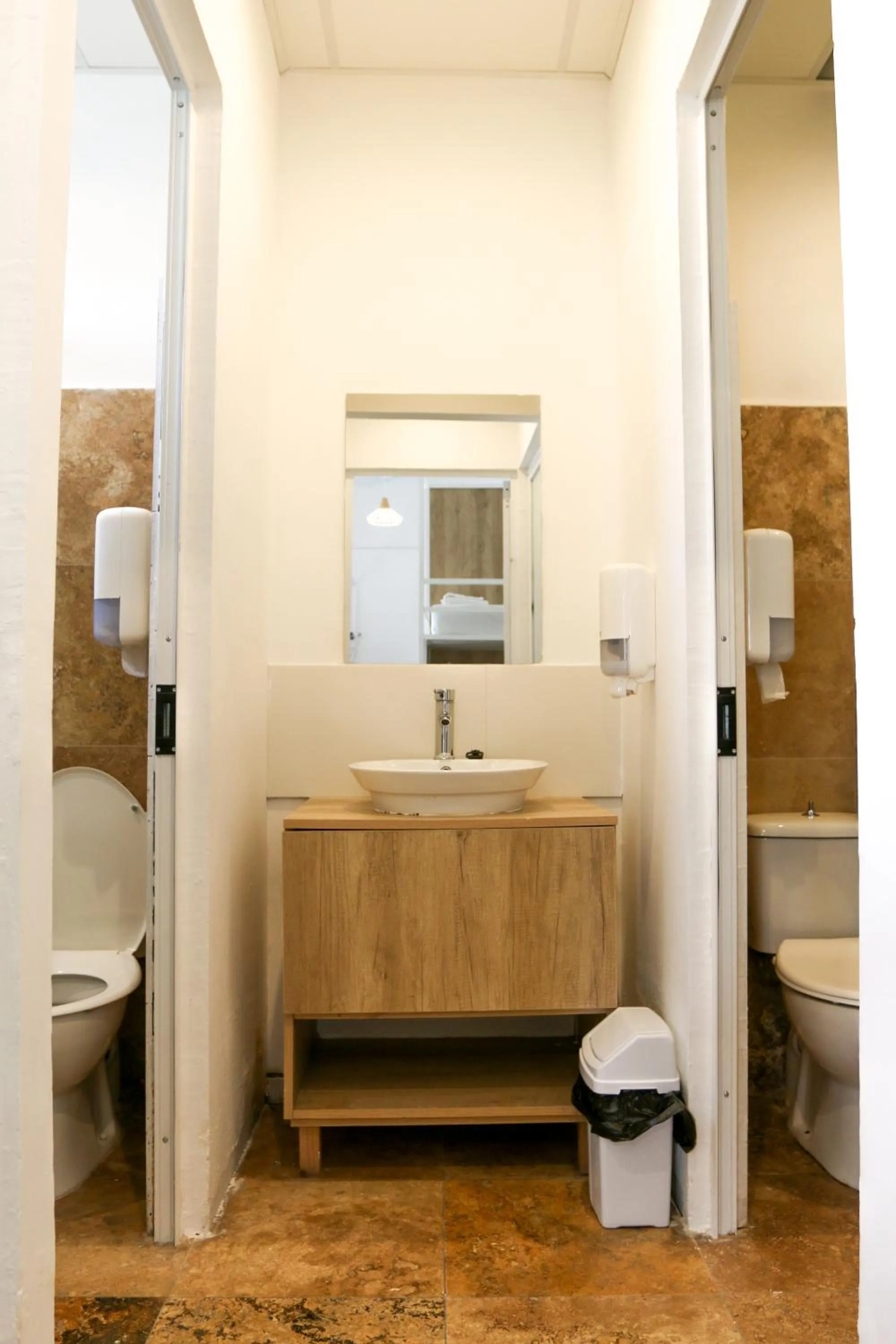 Bathroom in Follow the Sun Boutique Hostel - Pool, Breakfast & Sea Views