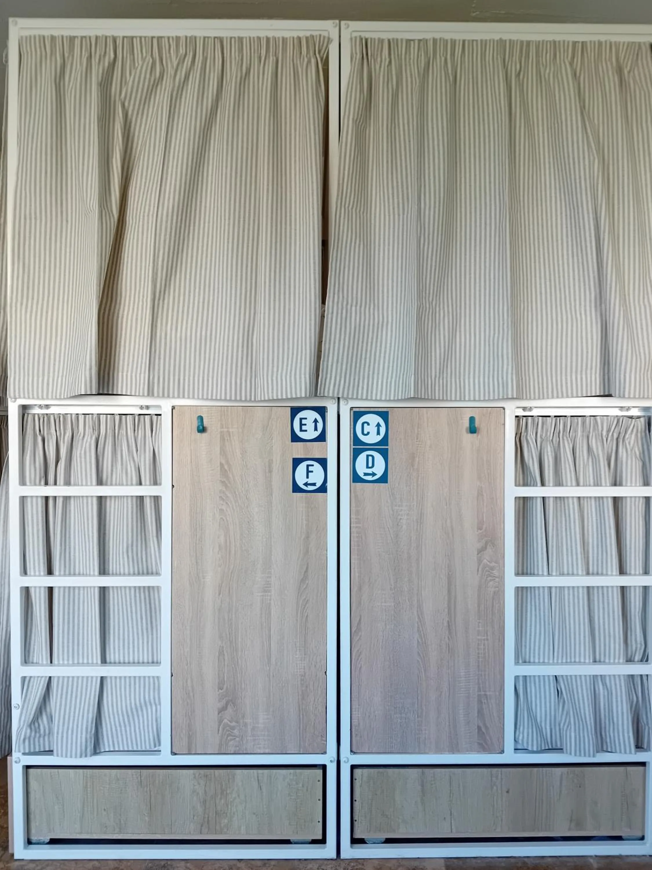 bunk bed in Follow the Sun Boutique Hostel - Pool, Breakfast & Sea Views