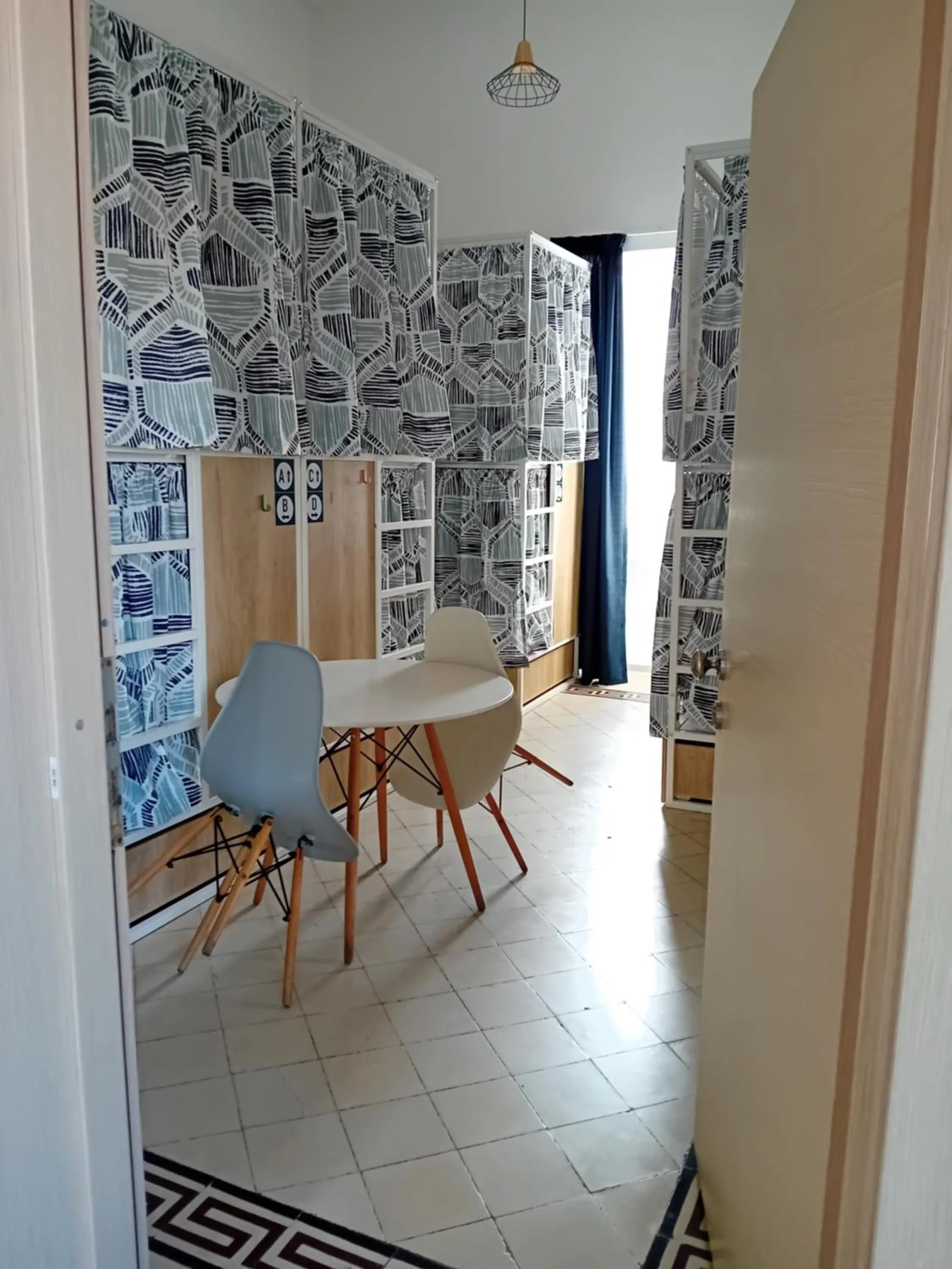 Seating area in Follow the Sun Boutique Hostel - Pool, Breakfast & Sea Views