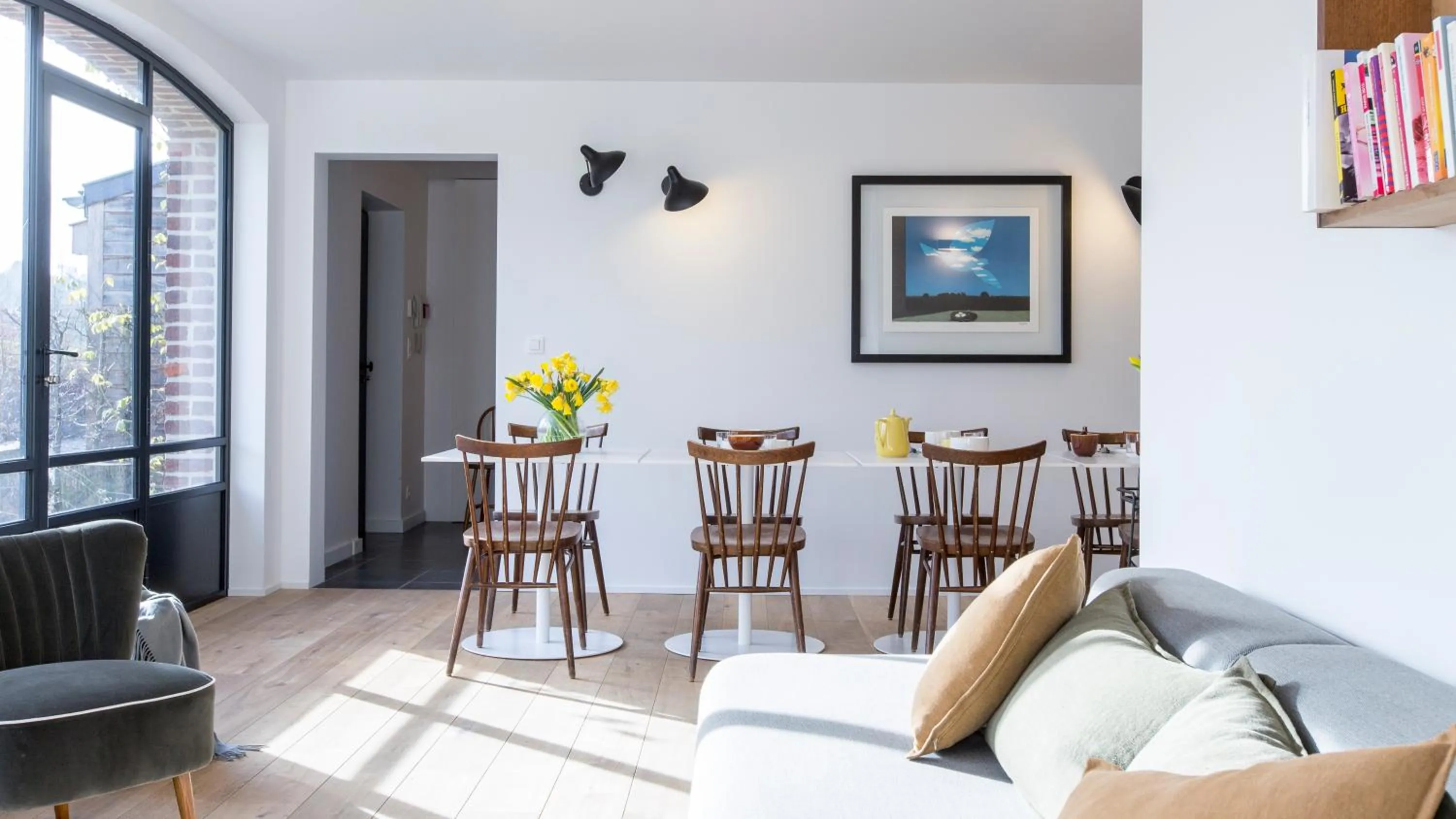 Living room in côté verger B&B