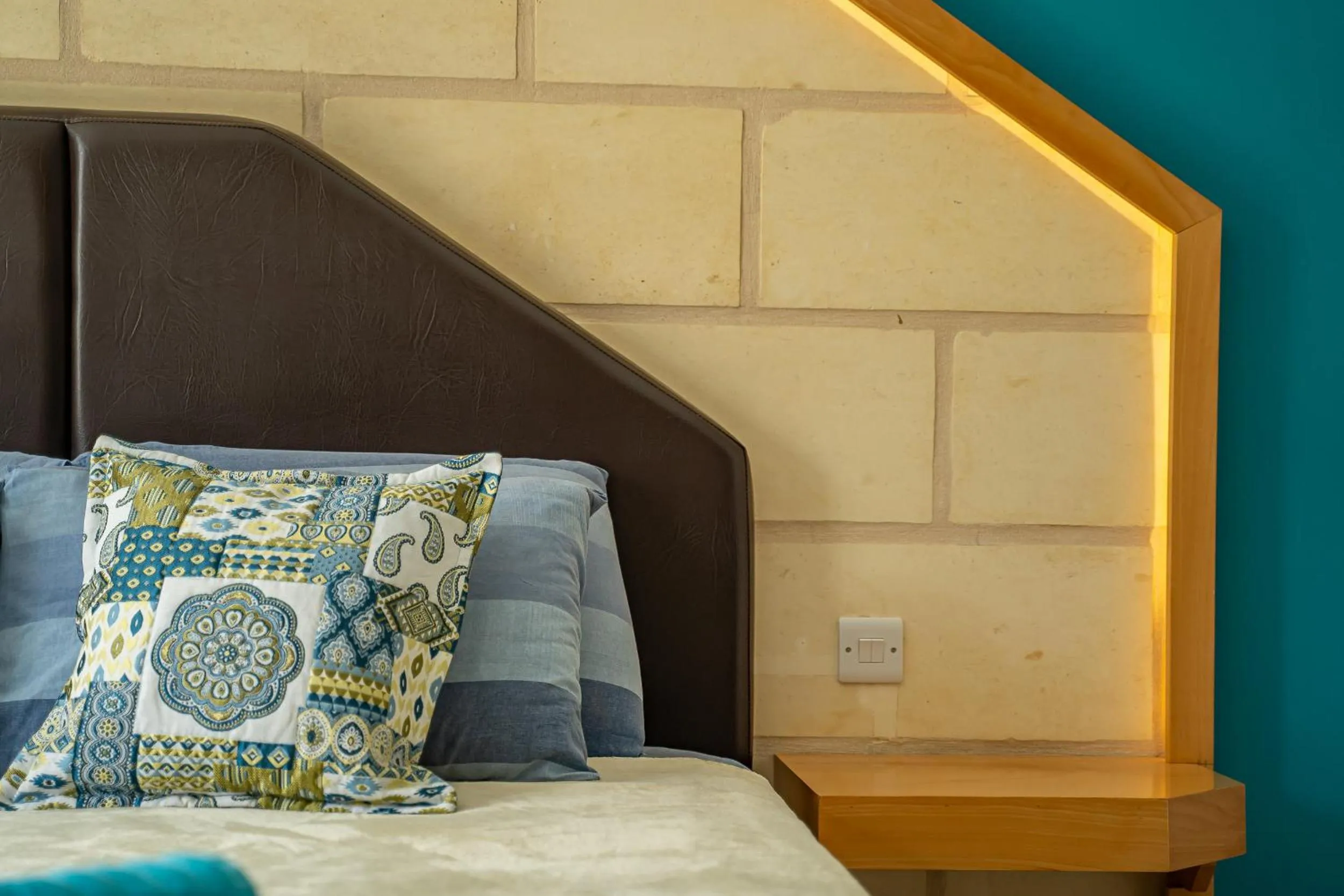 Bed in Il-Logga Boutique Hotel