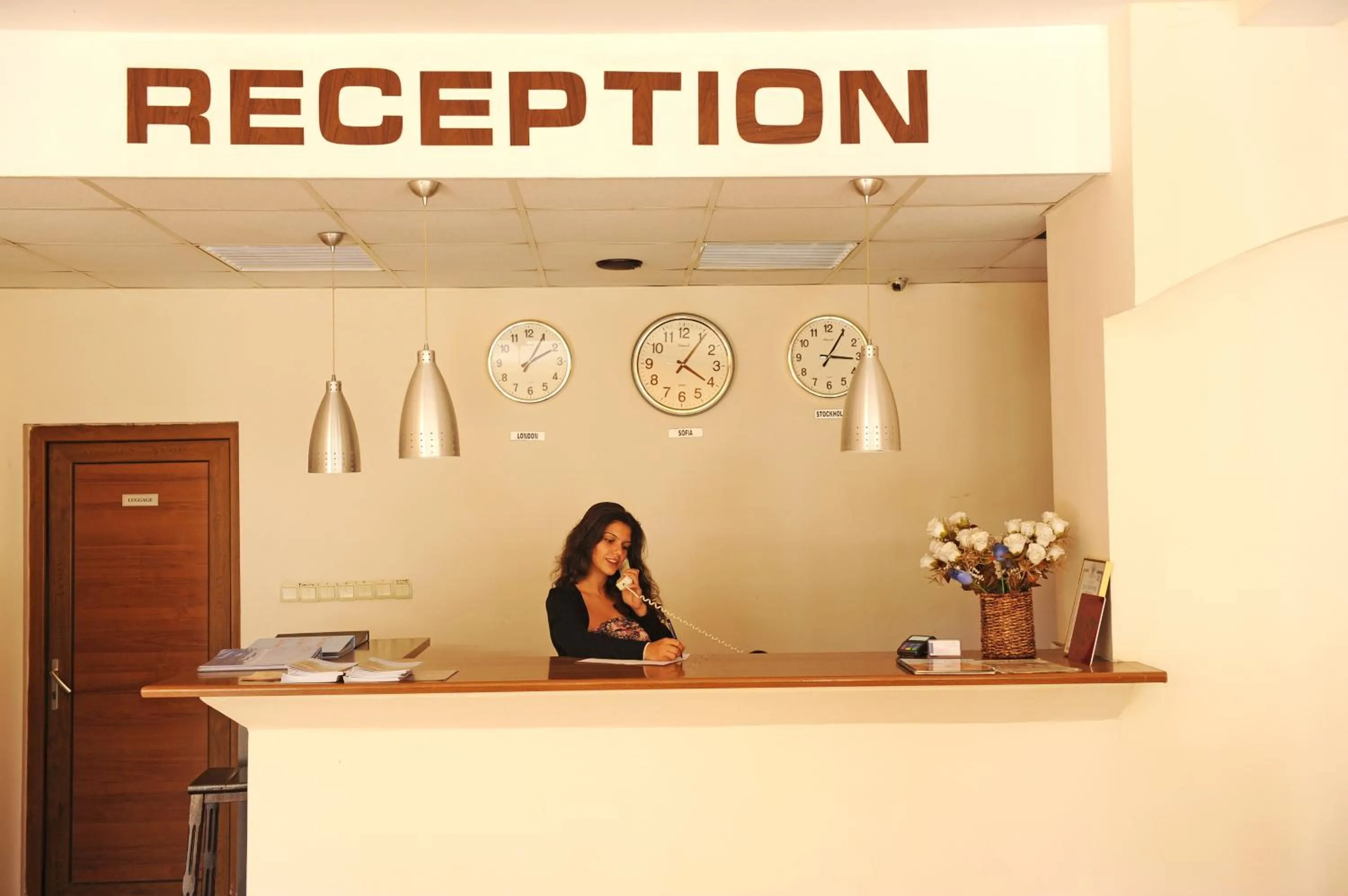 Lobby or reception in Hotel Central