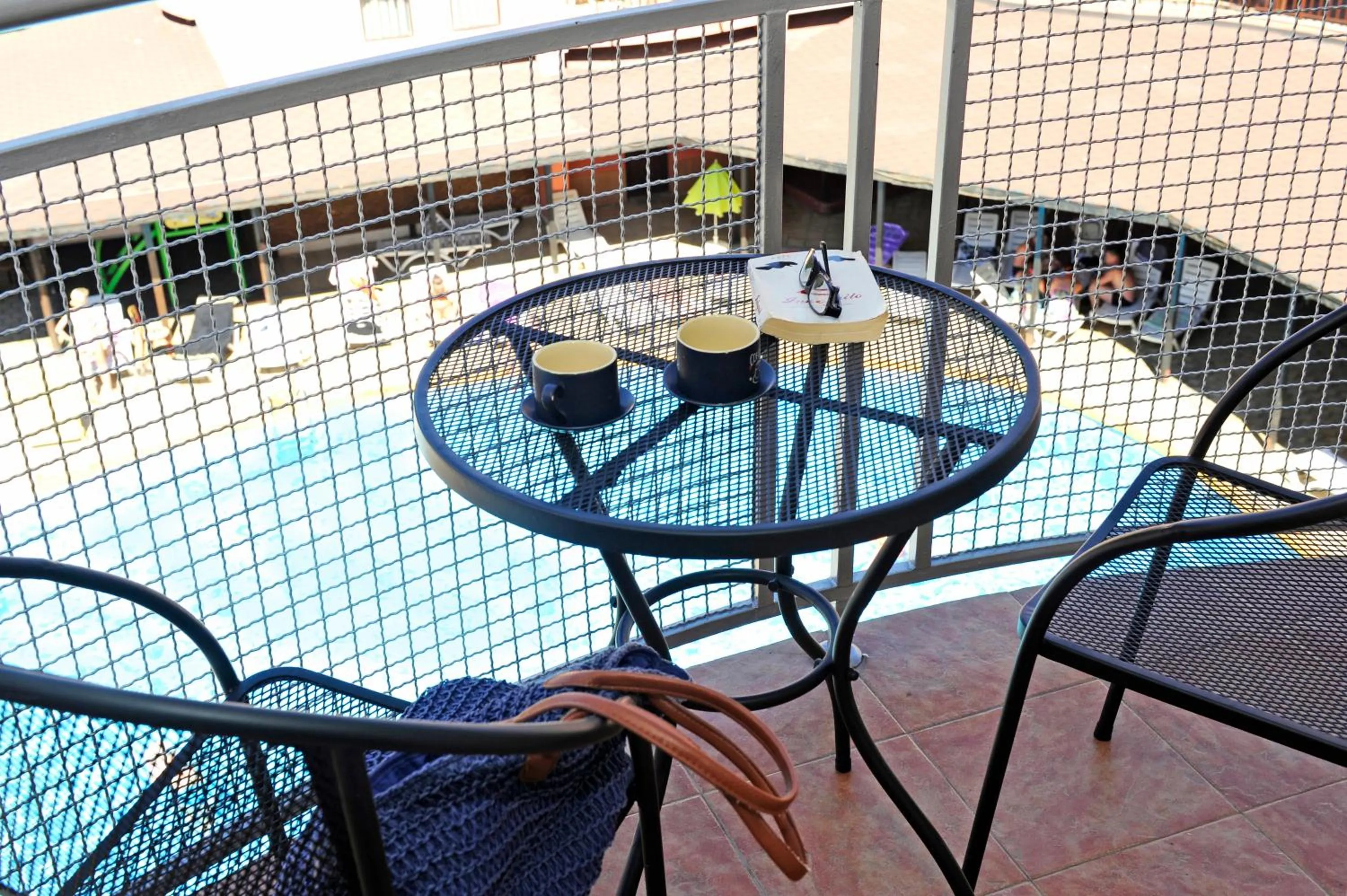 Balcony/Terrace in Hotel Central