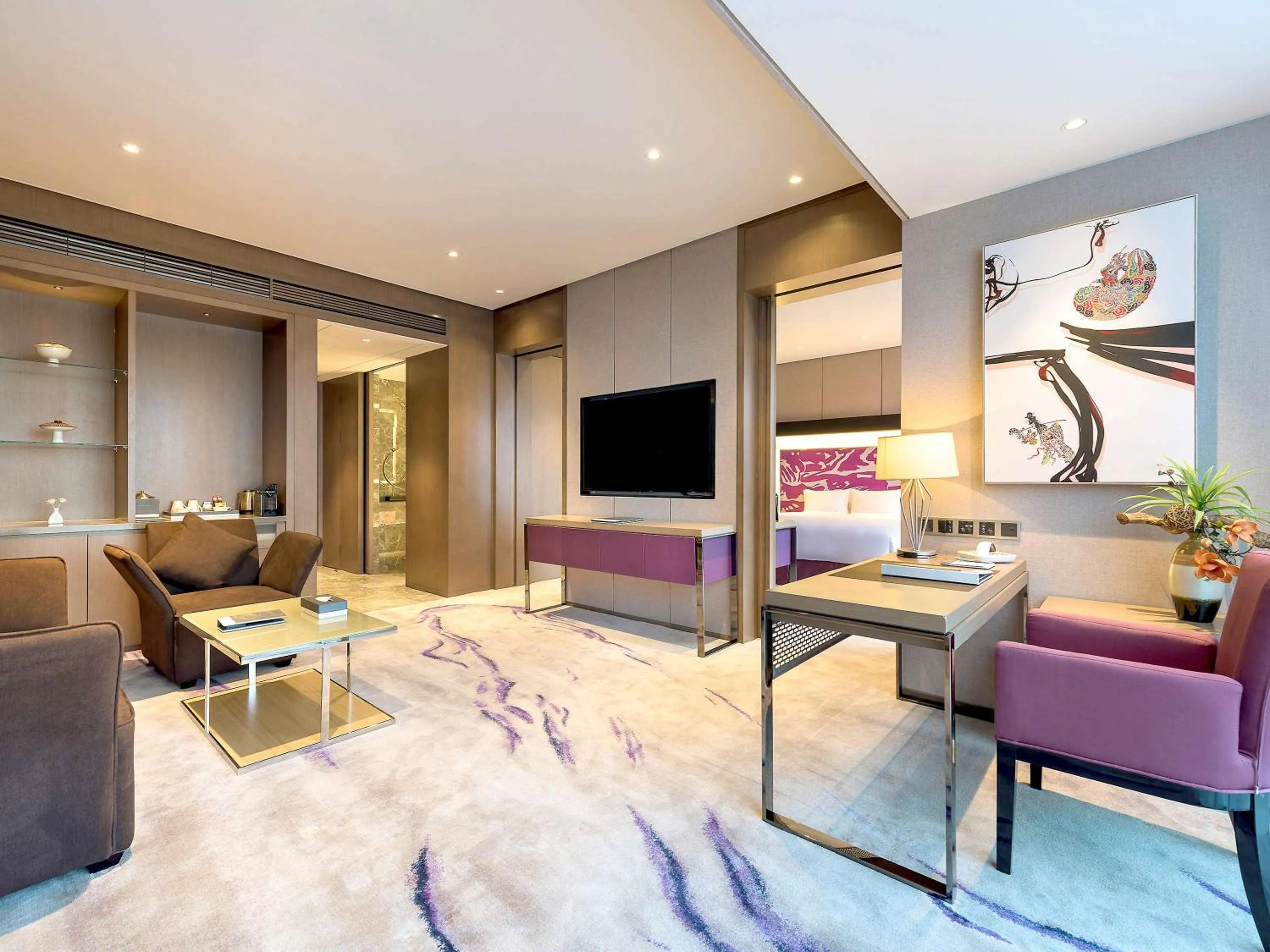 Photo of the whole room, Seating Area in Novotel Xi'an SCPG