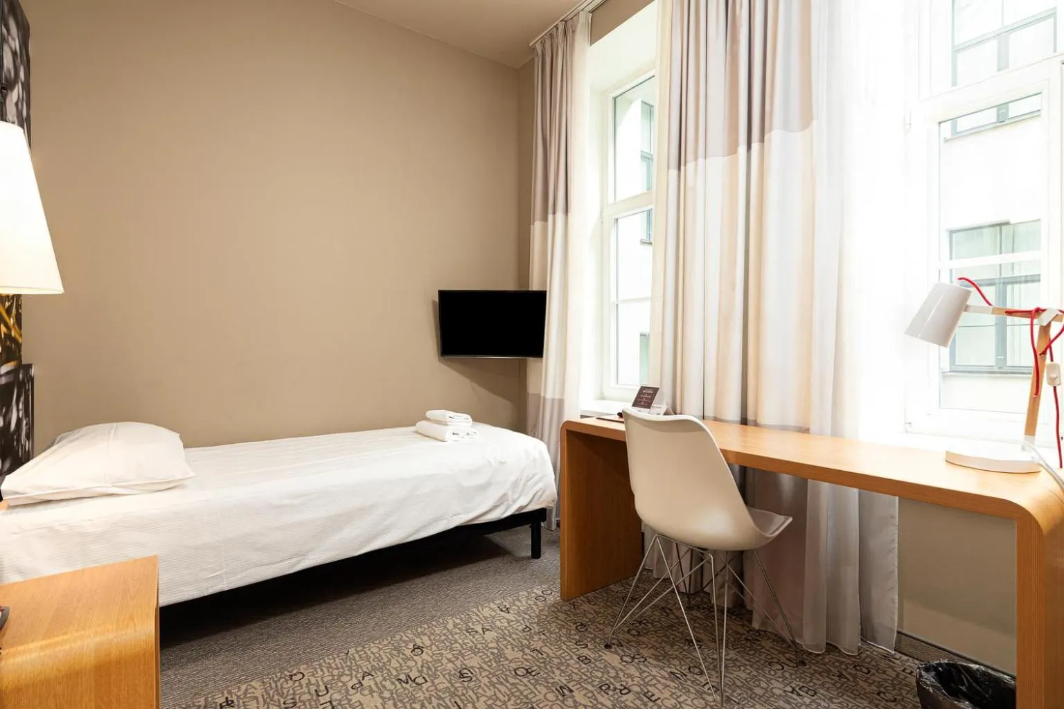 Bed in Ibis Riga Centre