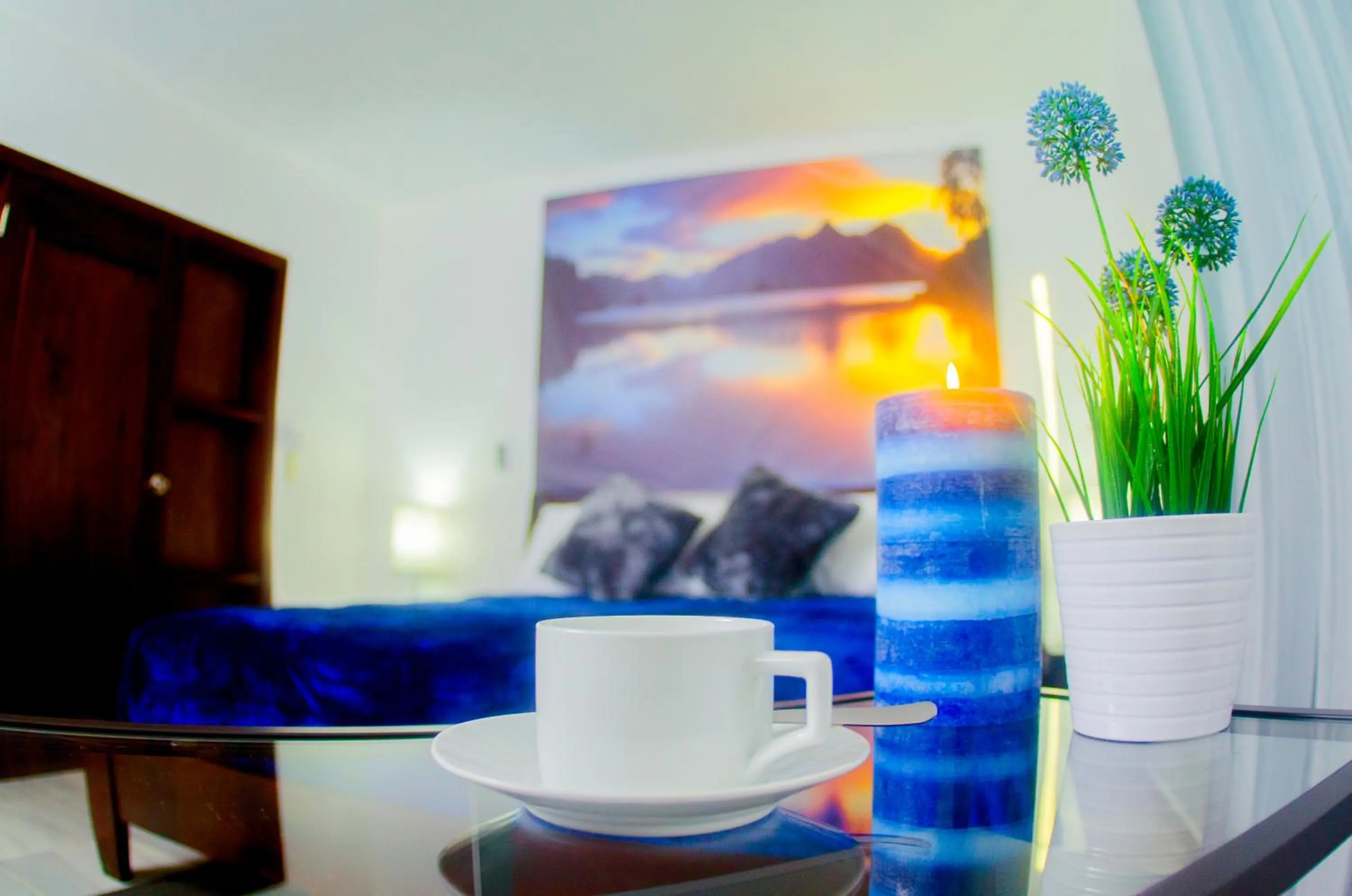 Seating area in Hotel Casa Jum