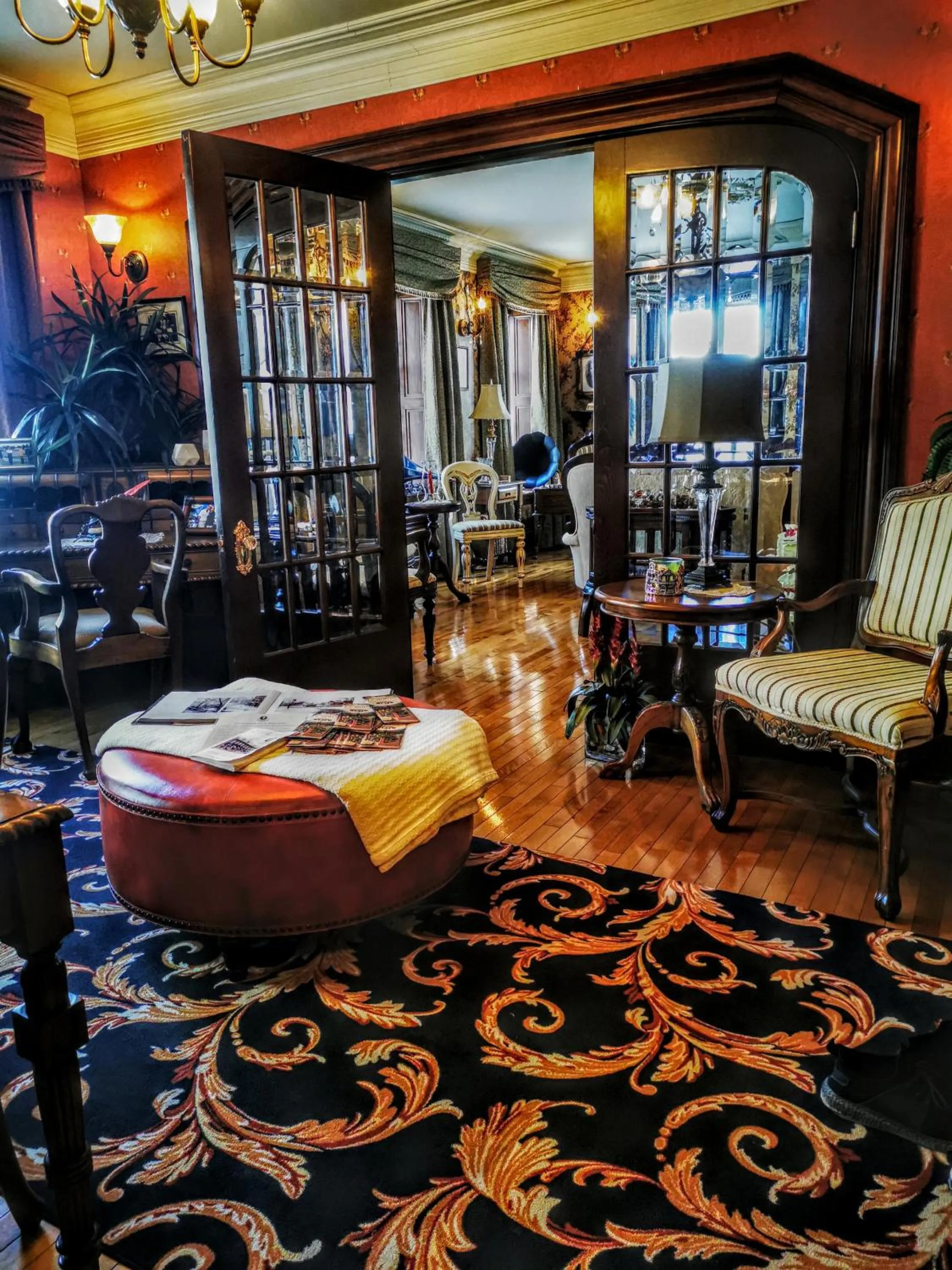 Lobby or reception in Auberge J.A Moisan