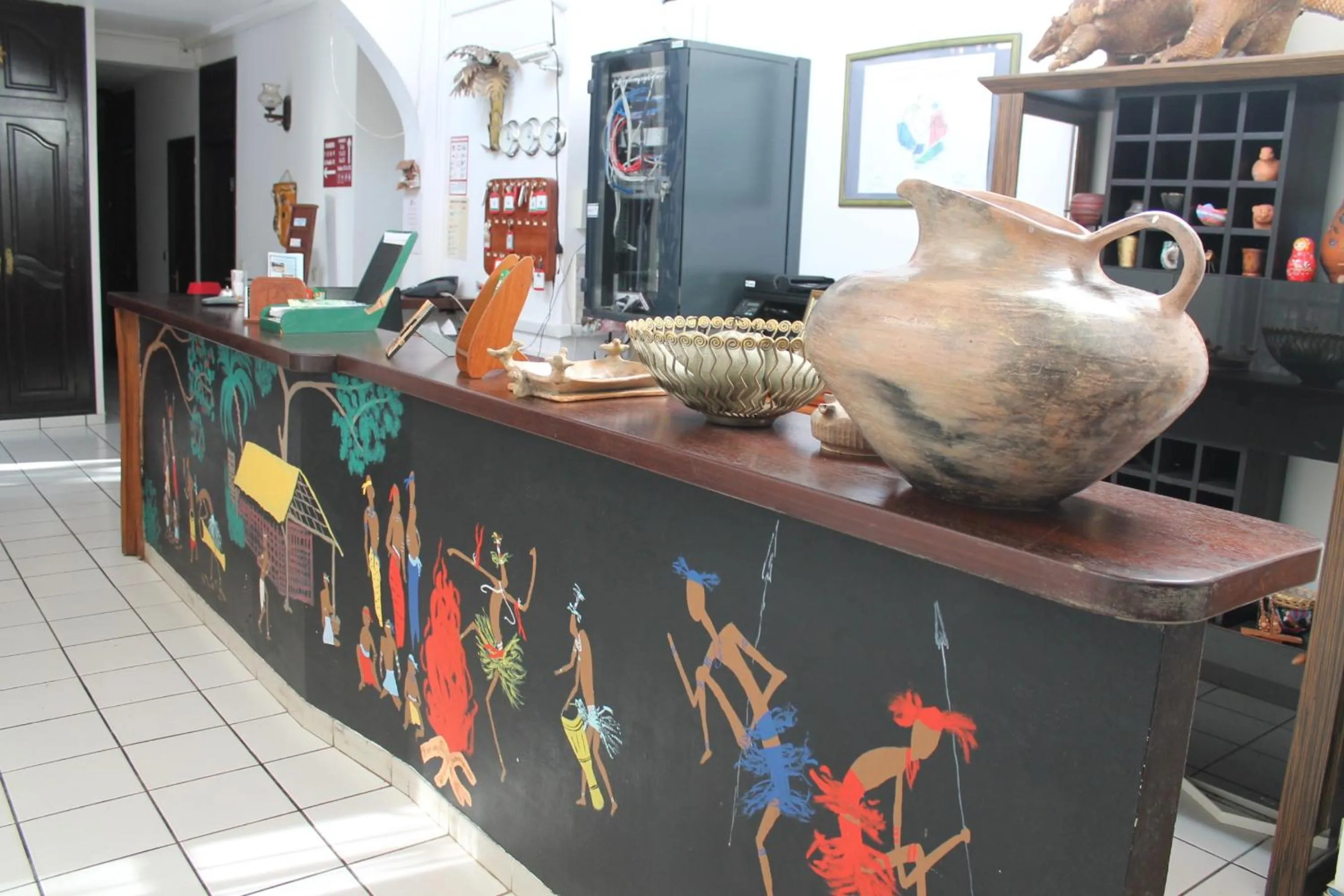 Lobby or reception in Hotel L'ebene Verte