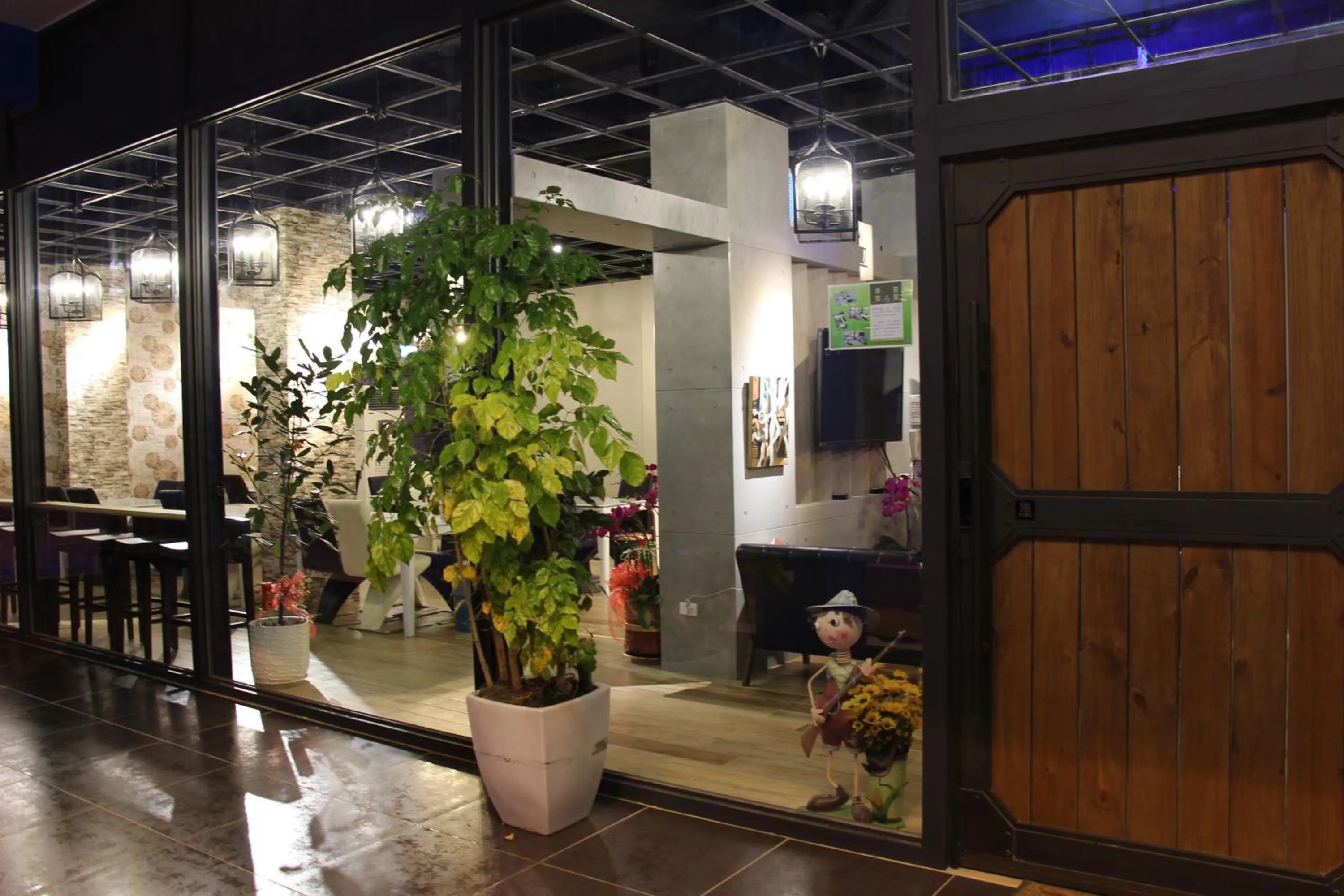 Decorative detail in Hiinn B&B