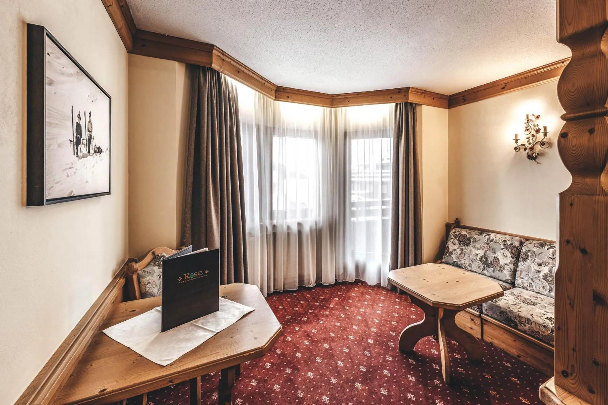 Seating area in Hotel Rose