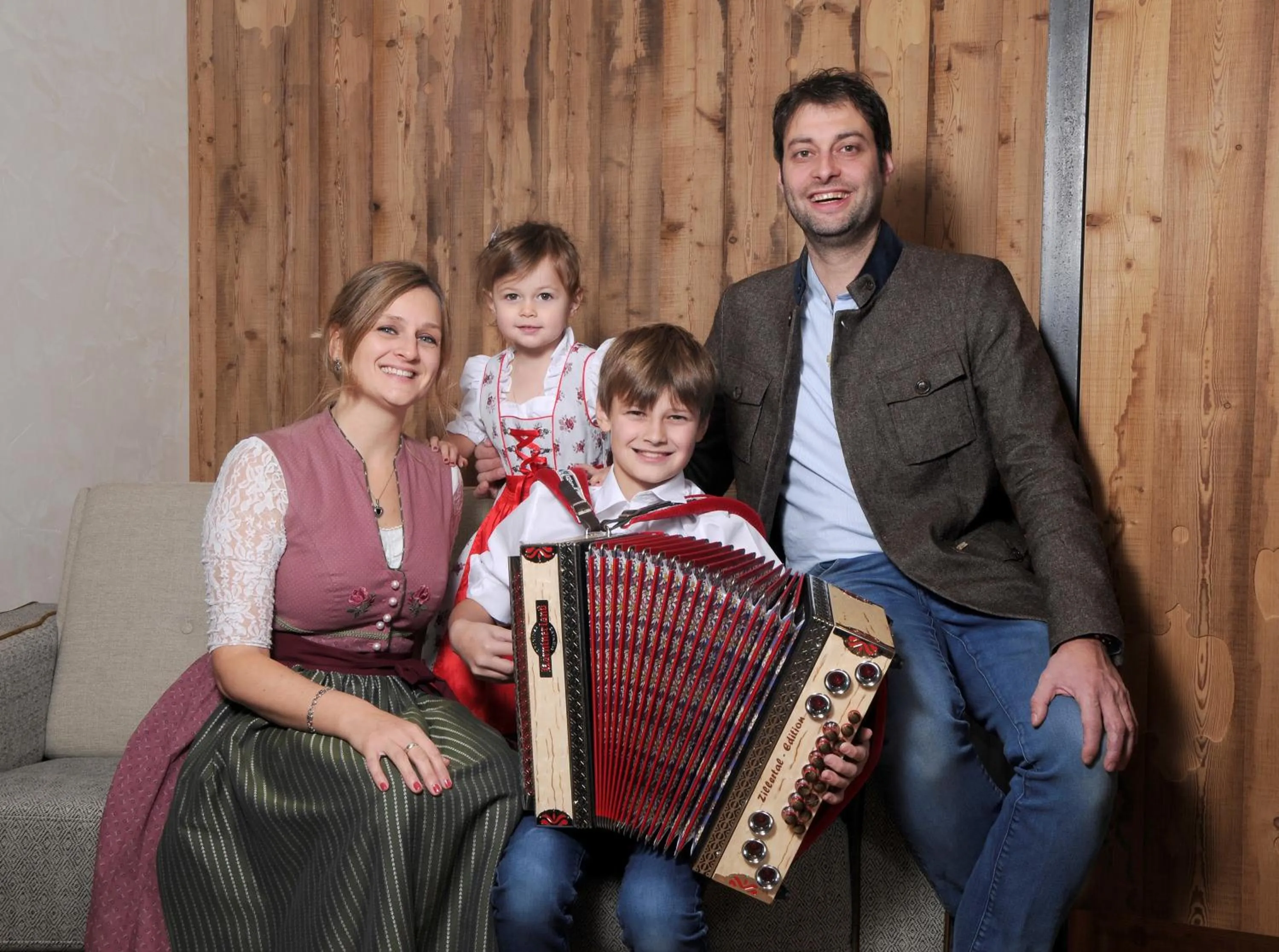 Family in Hotel Rose