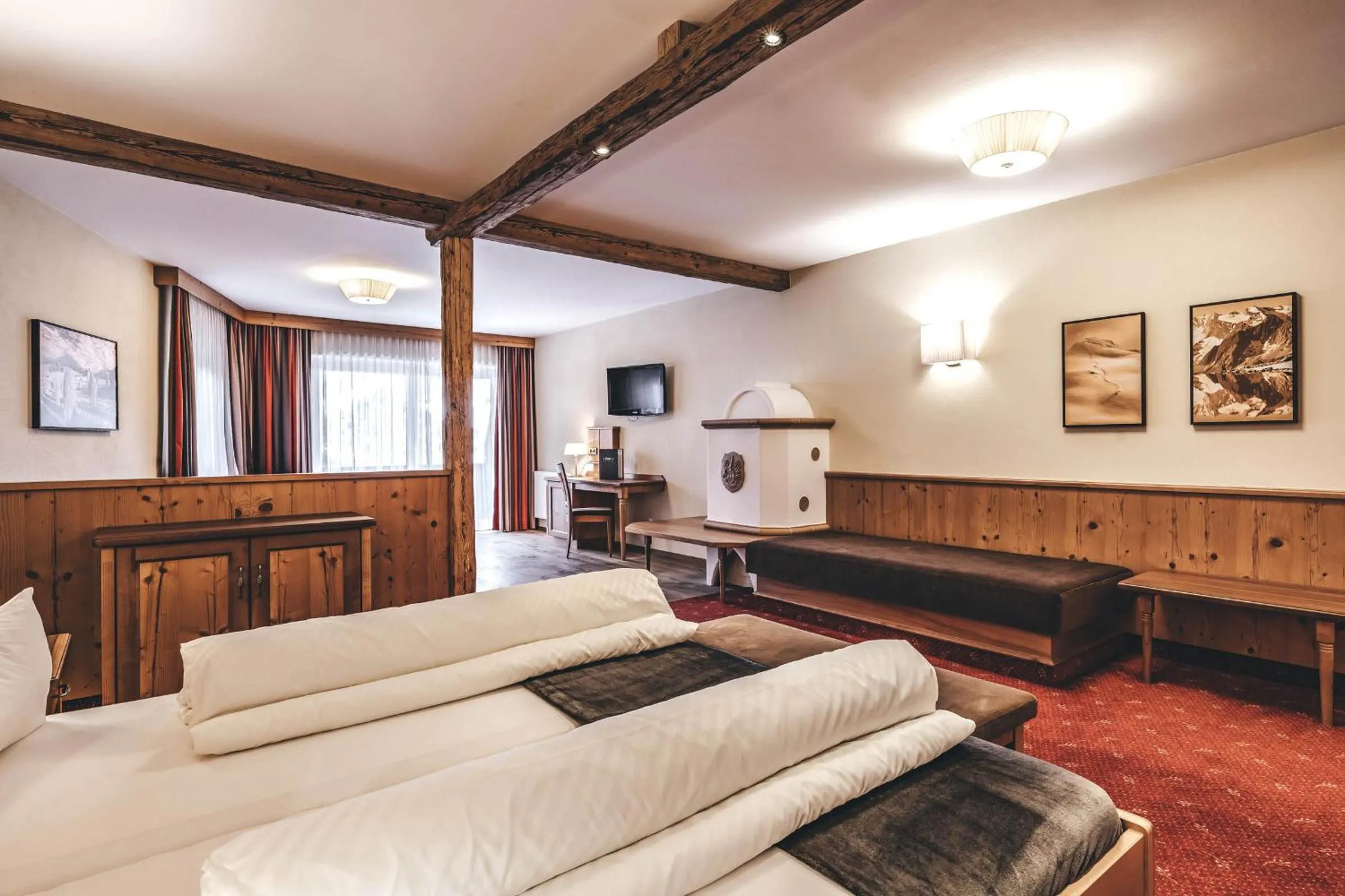 Living room, Bed in Hotel Rose