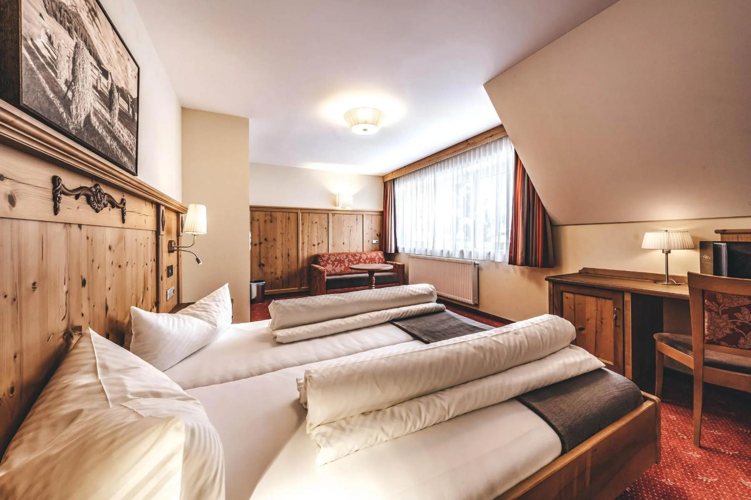 Bedroom, Bed in Hotel Rose