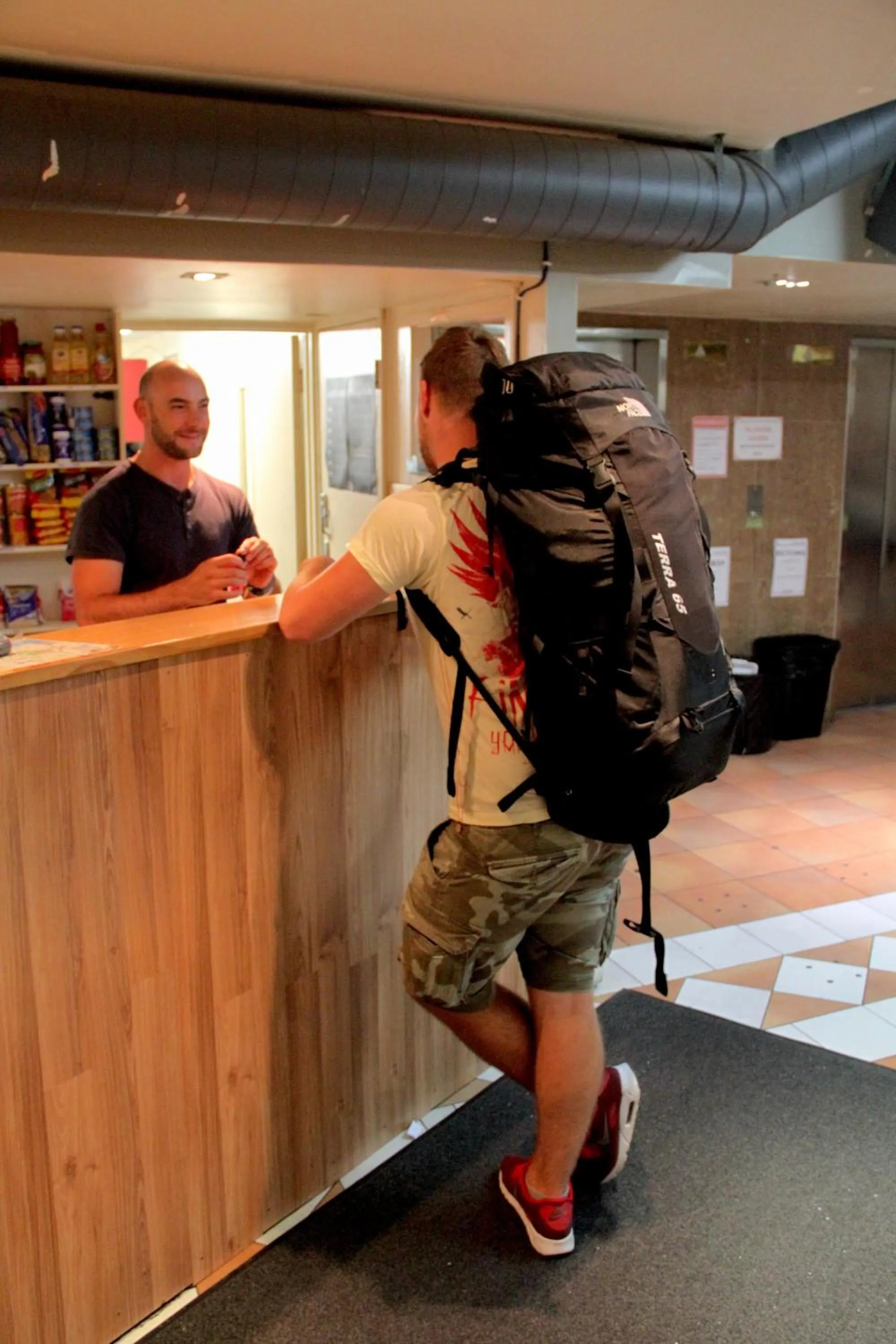 Lobby or reception in Choice Backpackers