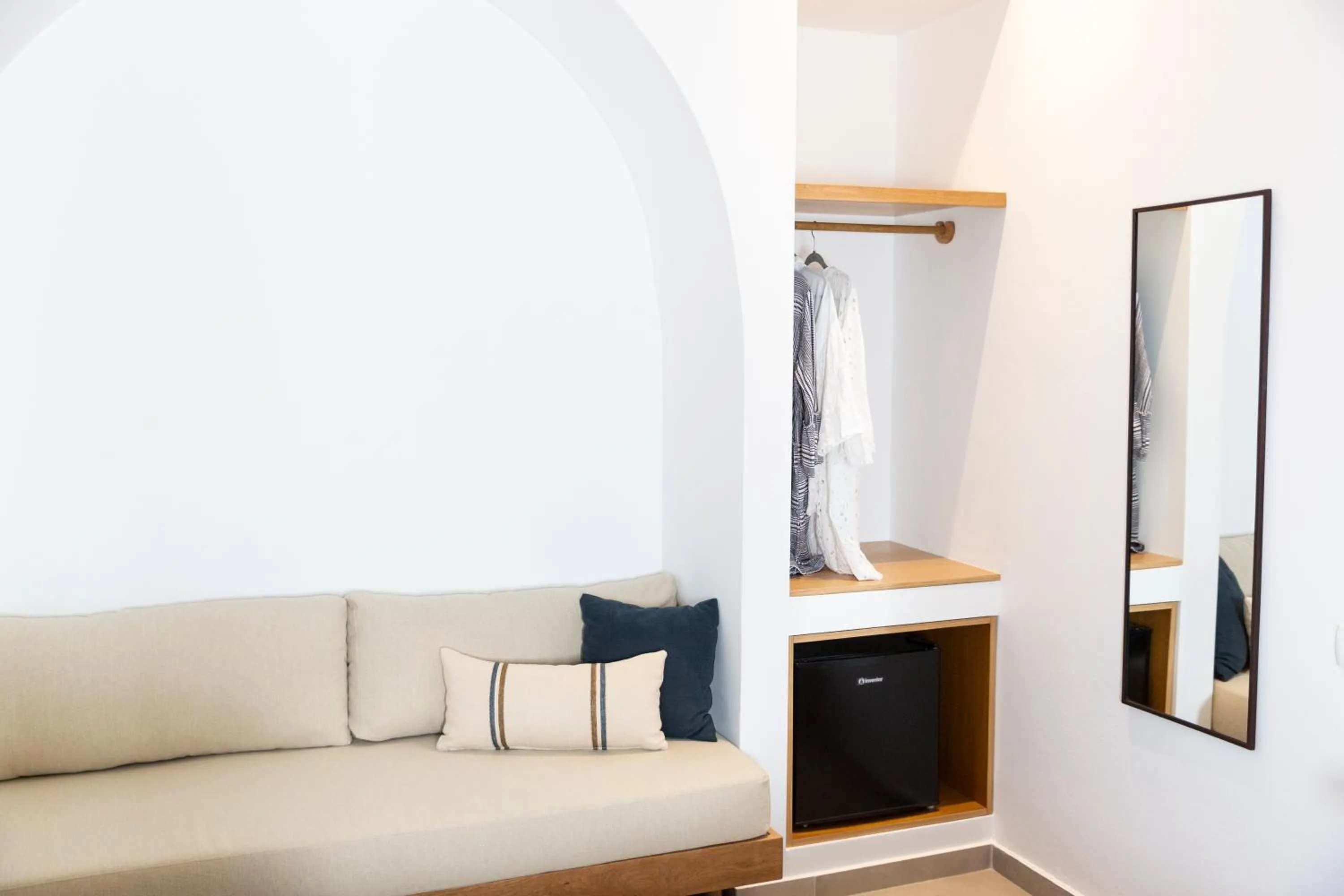 Seating area in Asimina Hotel