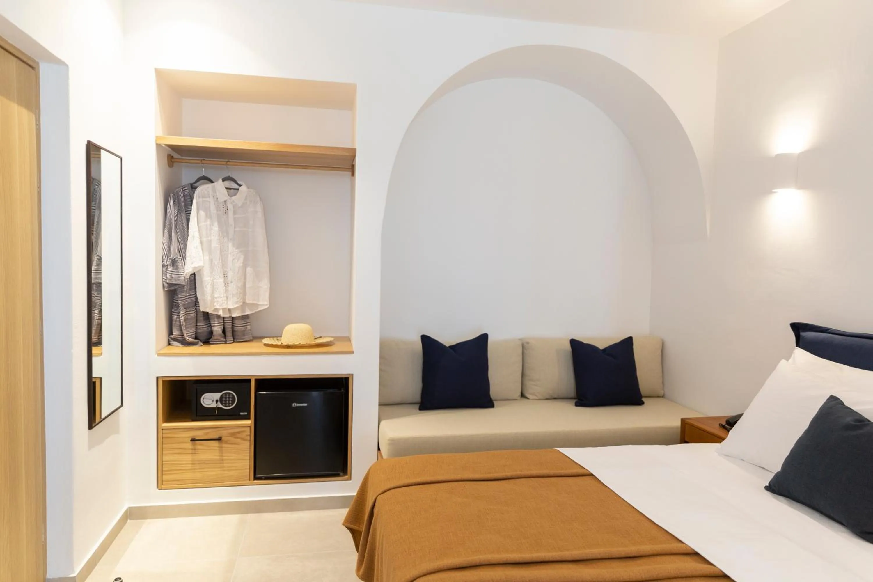 Bed in Asimina Hotel