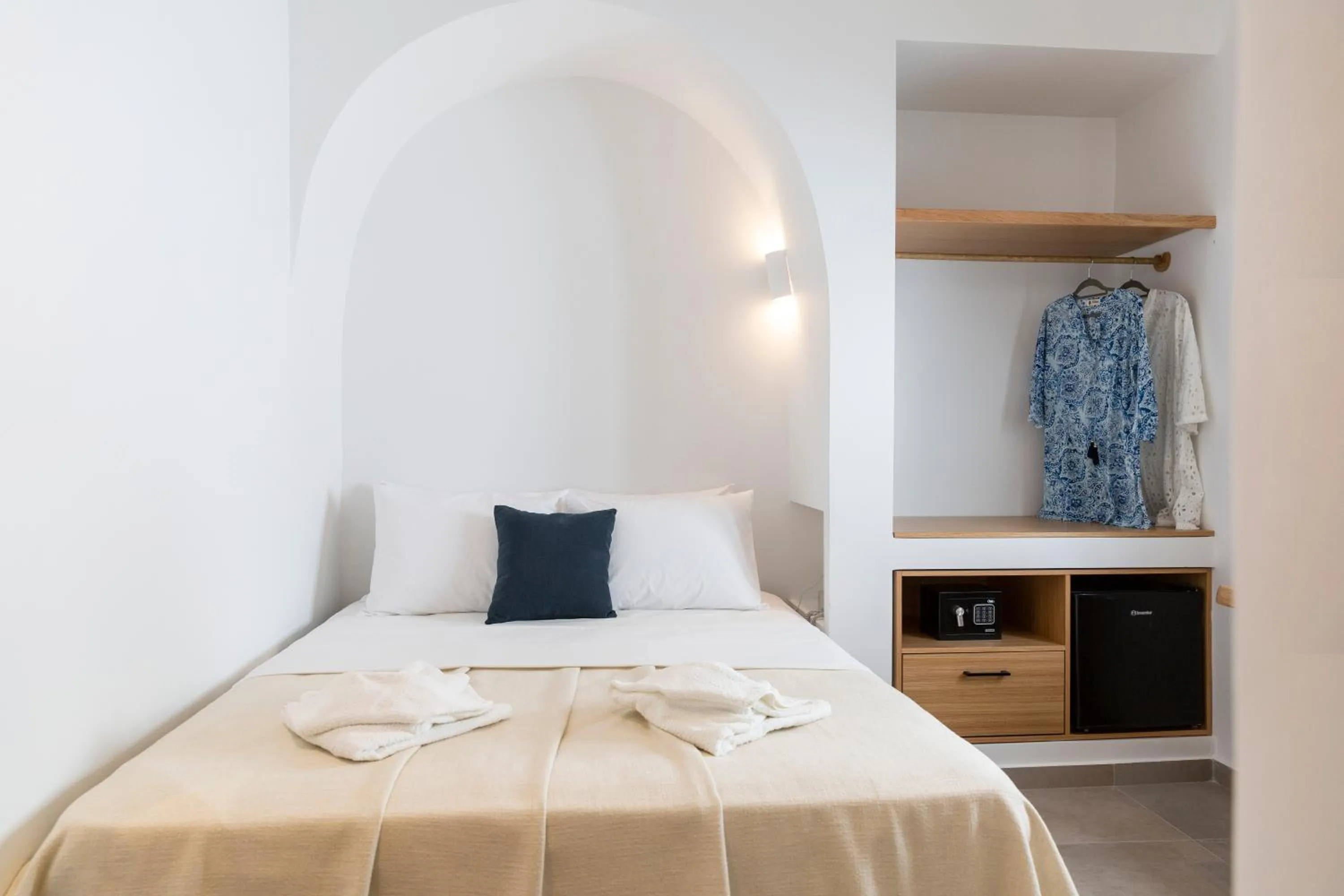 Bed in Asimina Hotel