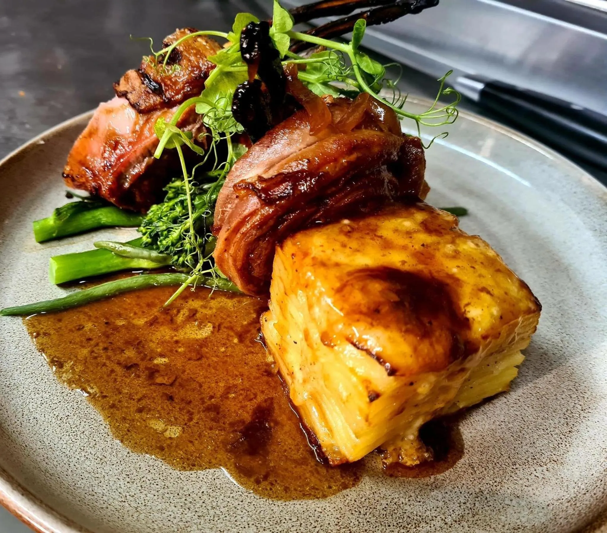 Food close-up in The Lamb Inn