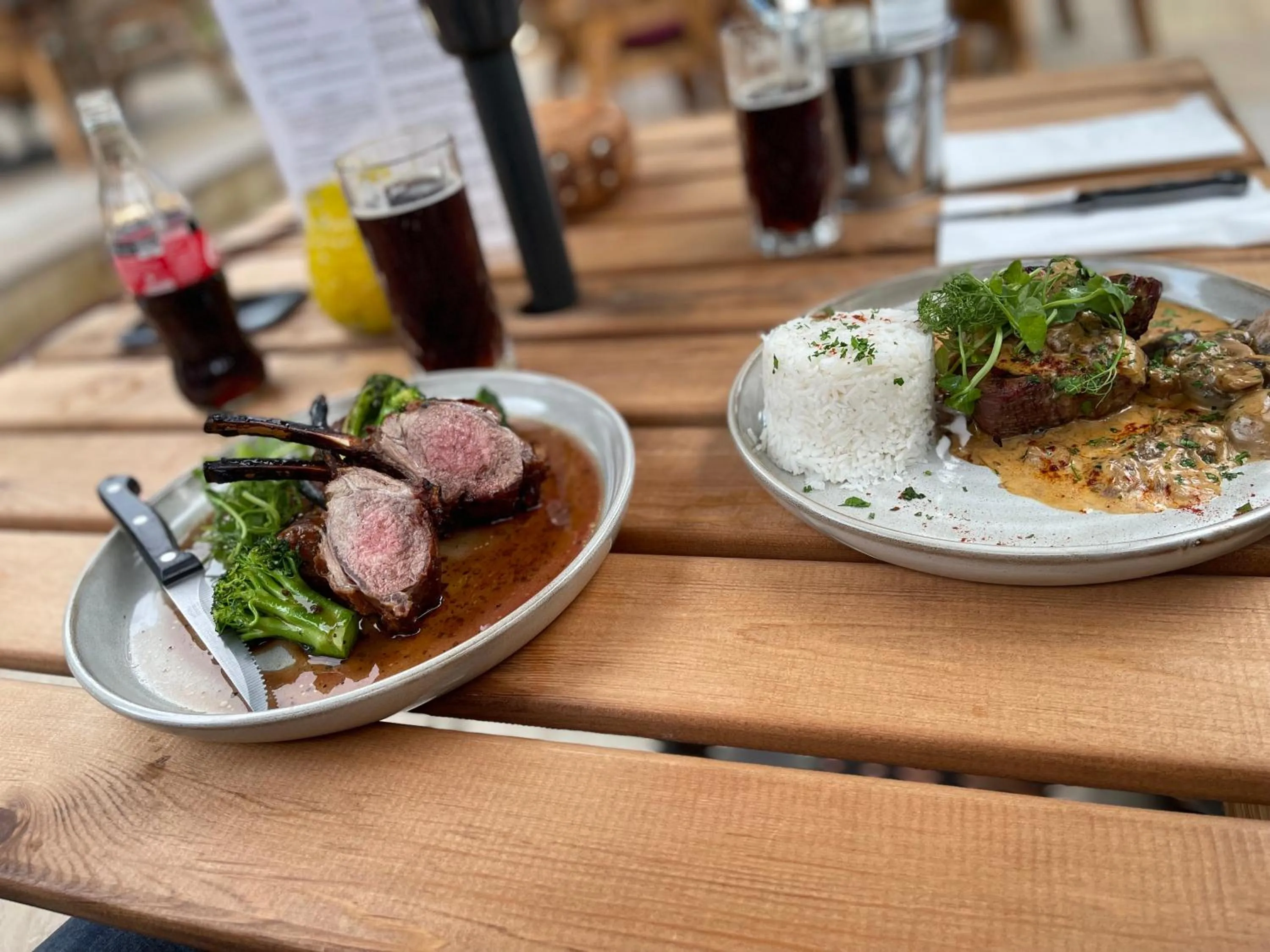 Patio in The Lamb Inn