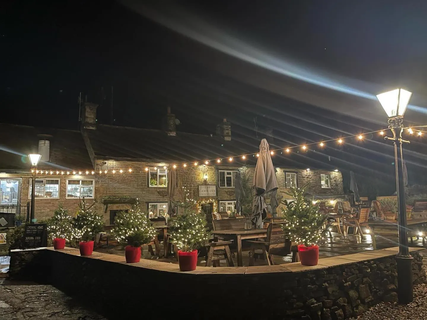 Patio in The Lamb Inn
