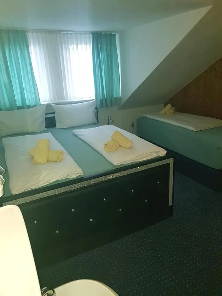 Bed in Hotel Haus Frieling