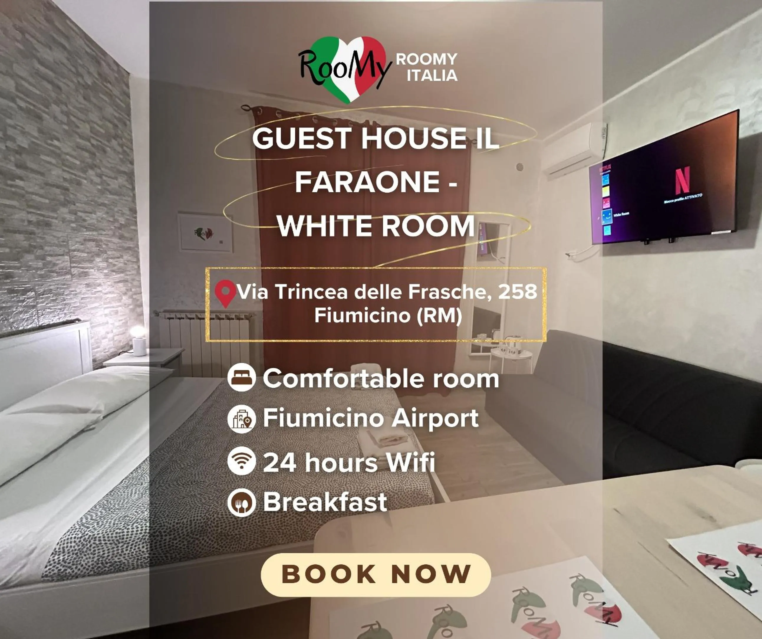 Logo/Certificate/Sign in Guest House Il Faraone