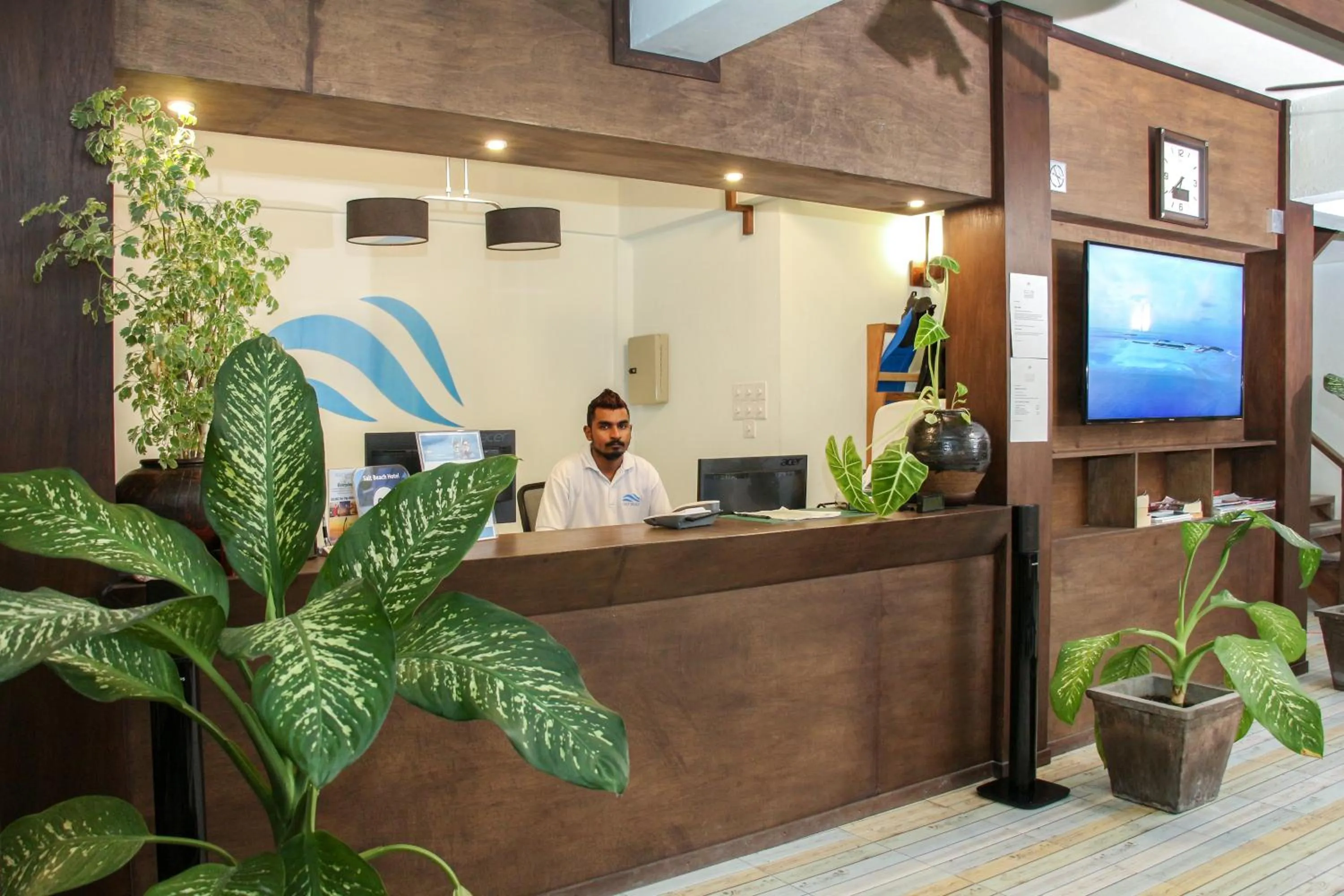 Lobby or reception in Salt Beach Hotel