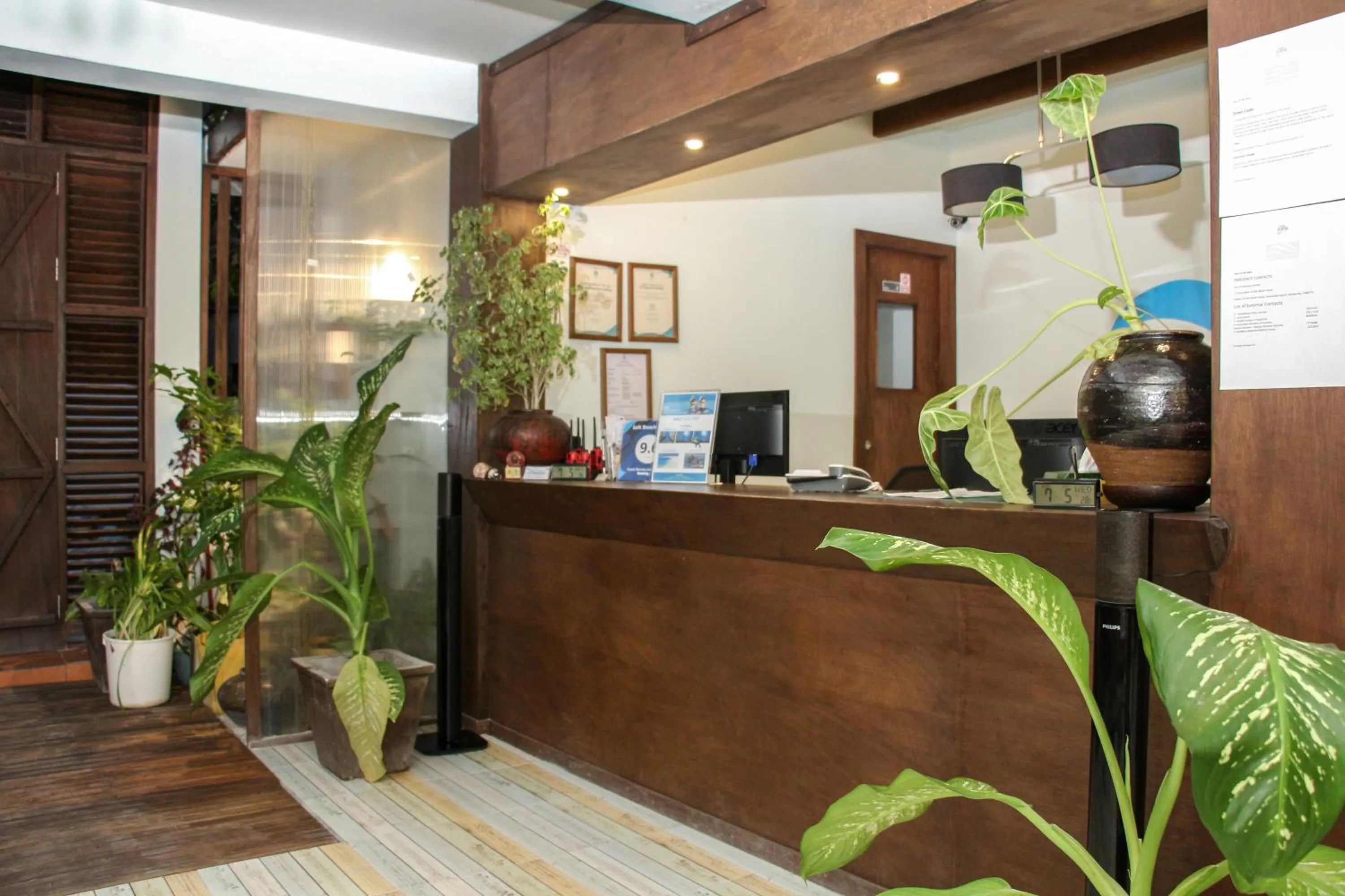 Lobby or reception in Salt Beach Hotel