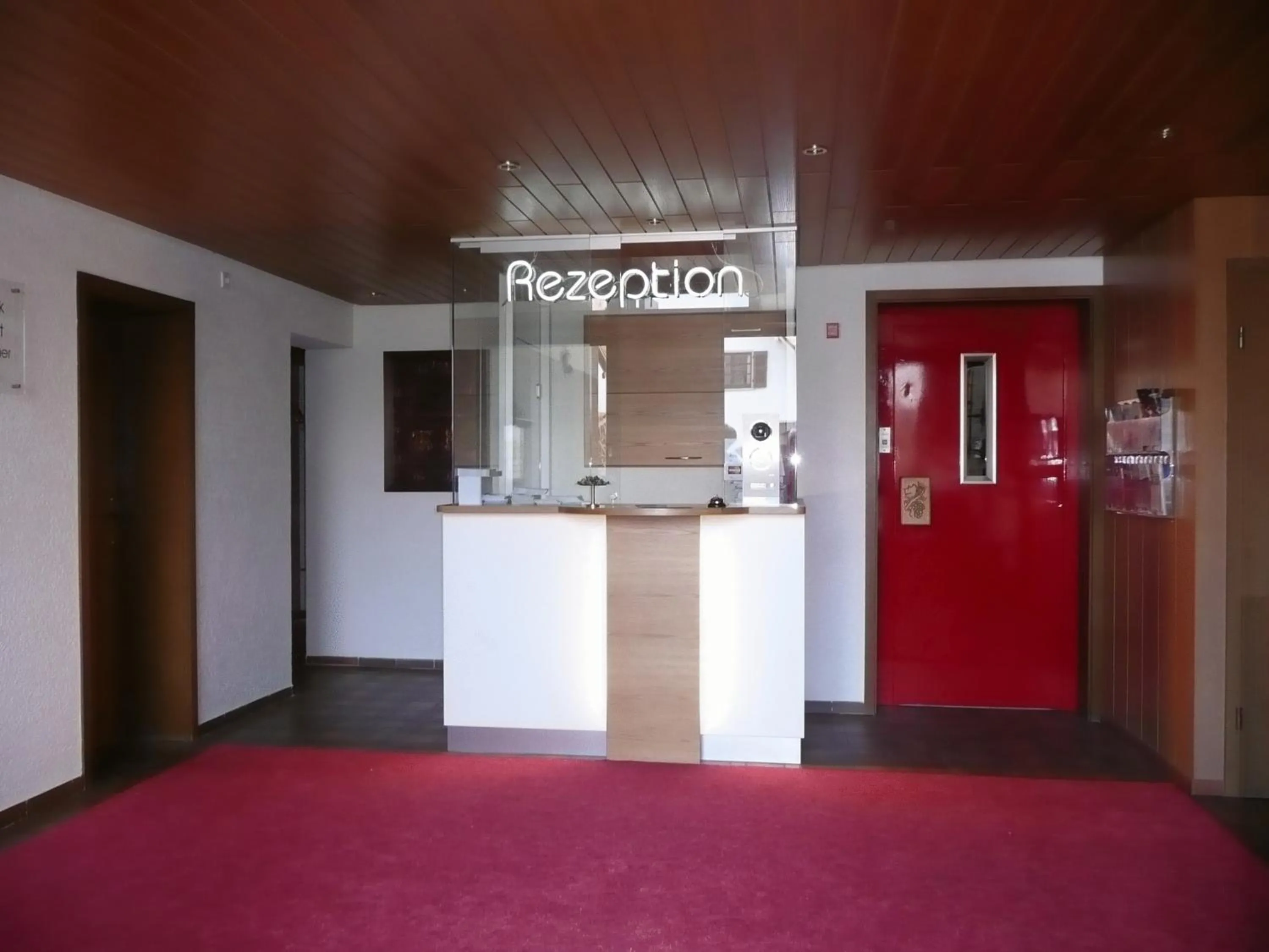 Lobby or reception in Hotel Rebstock