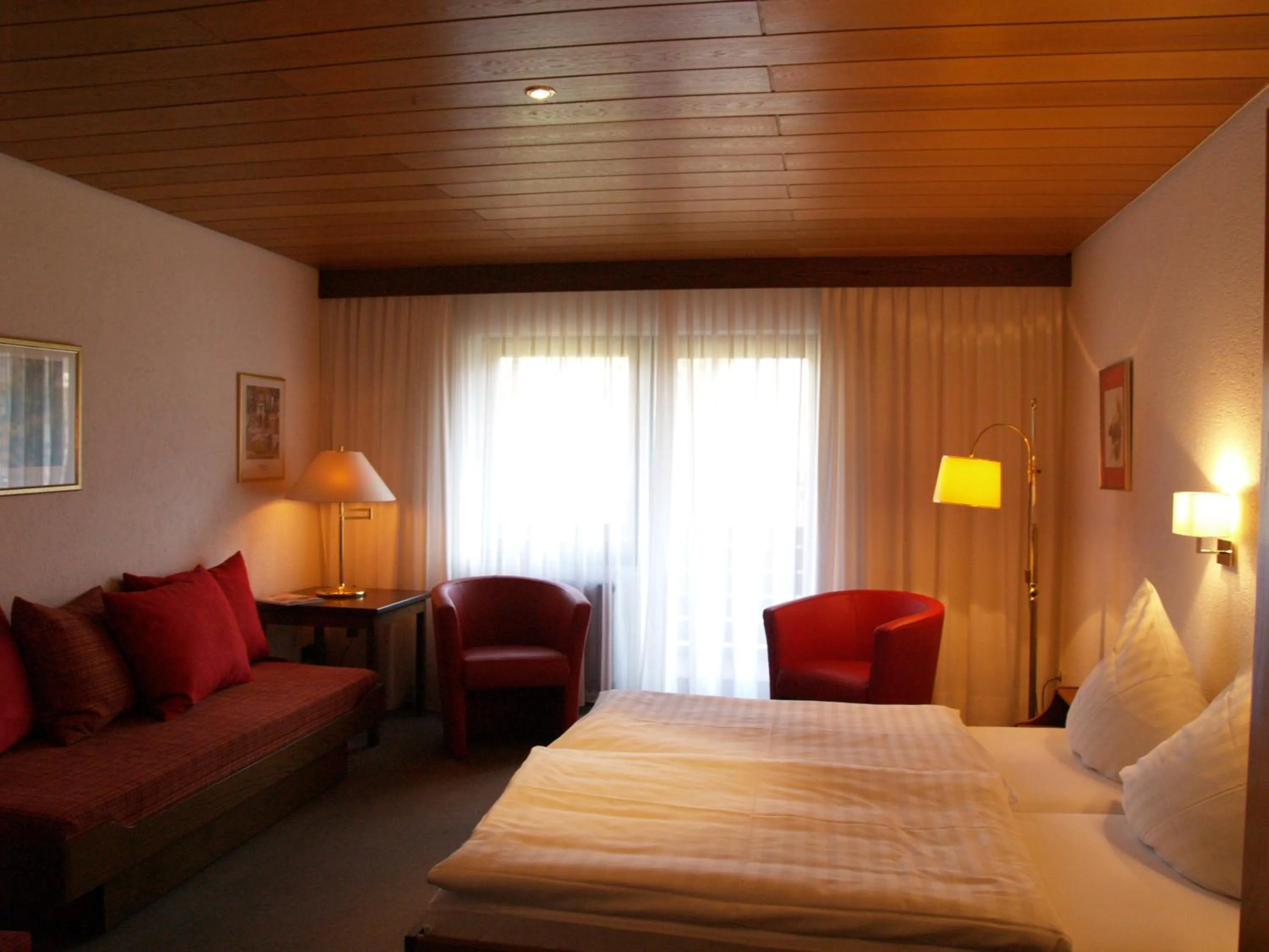 Bedroom, Bed in Hotel Rebstock