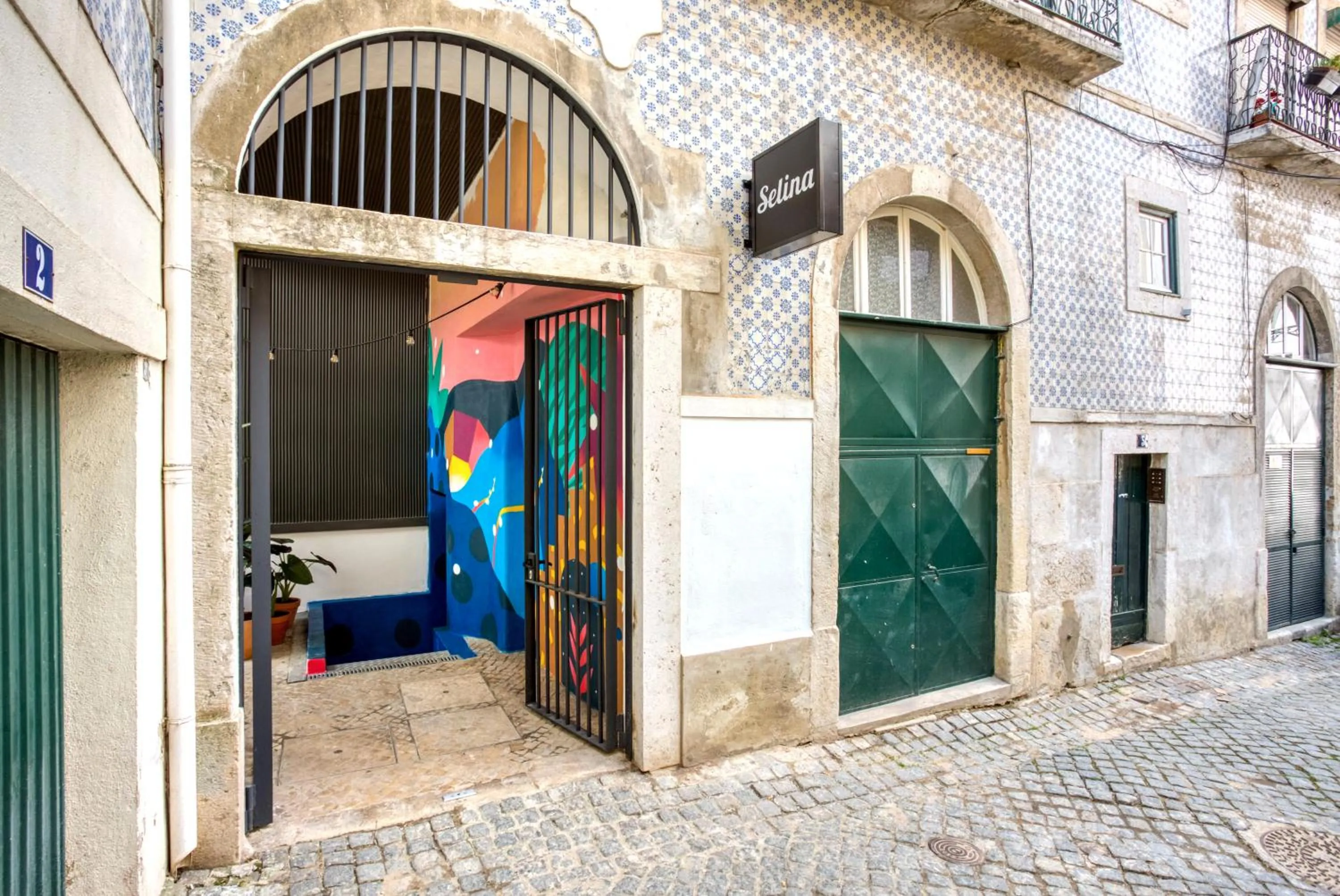 Facade/entrance in Selina Secret Garden Lisbon by IKIGAI Global Hospitality