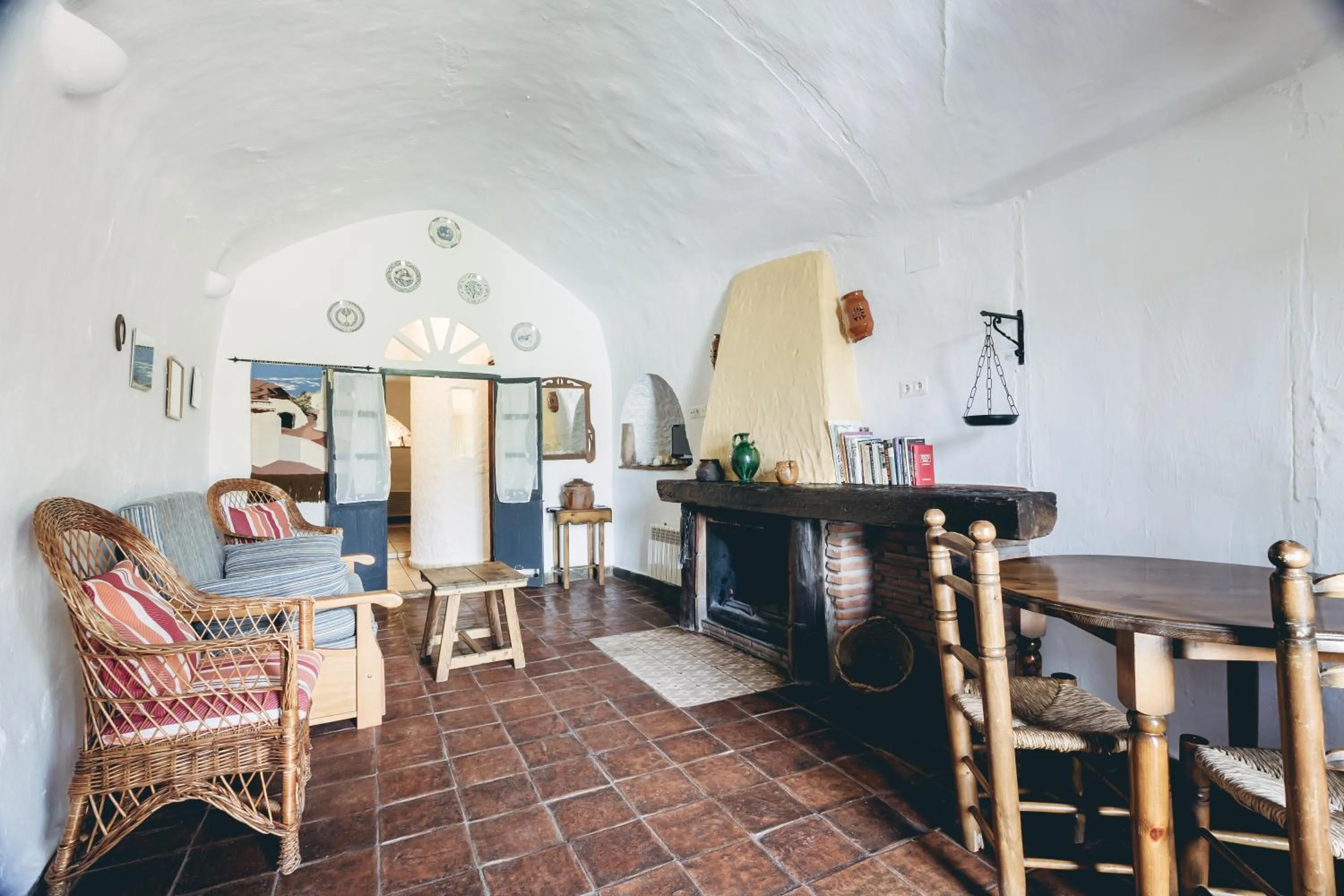 Living room in Casas Cueva Tio Tobas Guadix