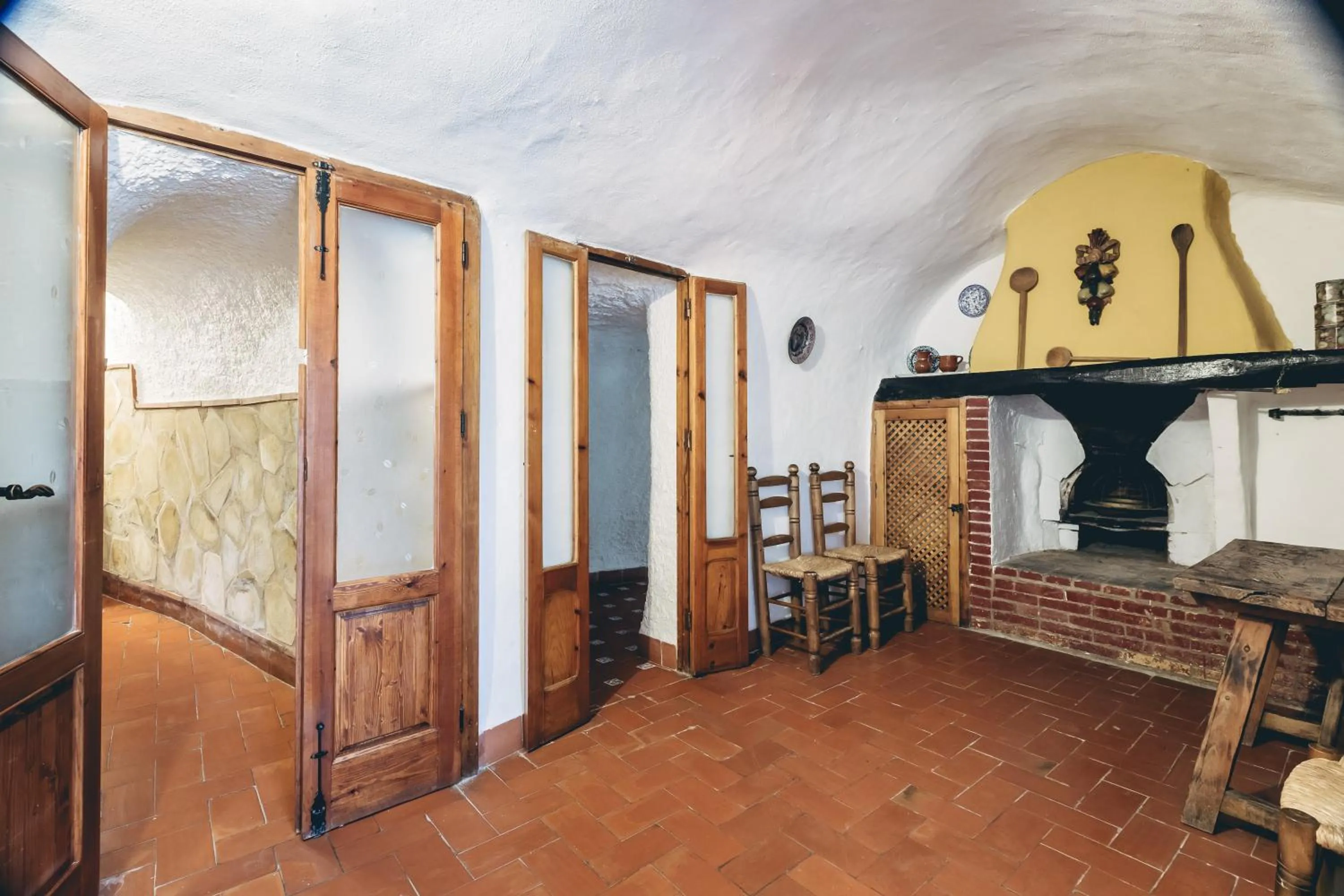 Kitchen or kitchenette in Casas Cueva Tio Tobas Guadix